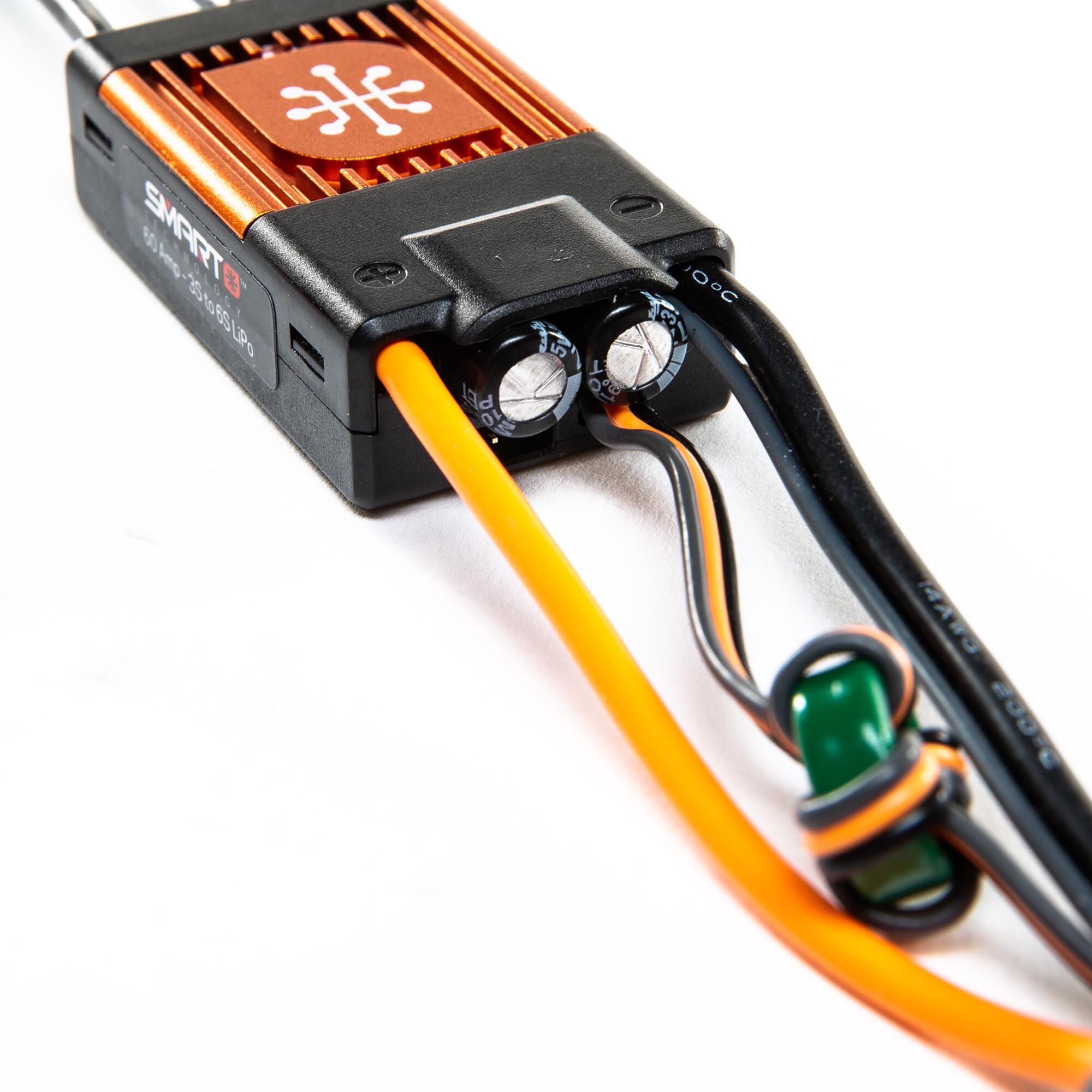 Spektrum Accessories Avian 60-Amp Brushless Smart ESC, 3S-6S (IC3)
