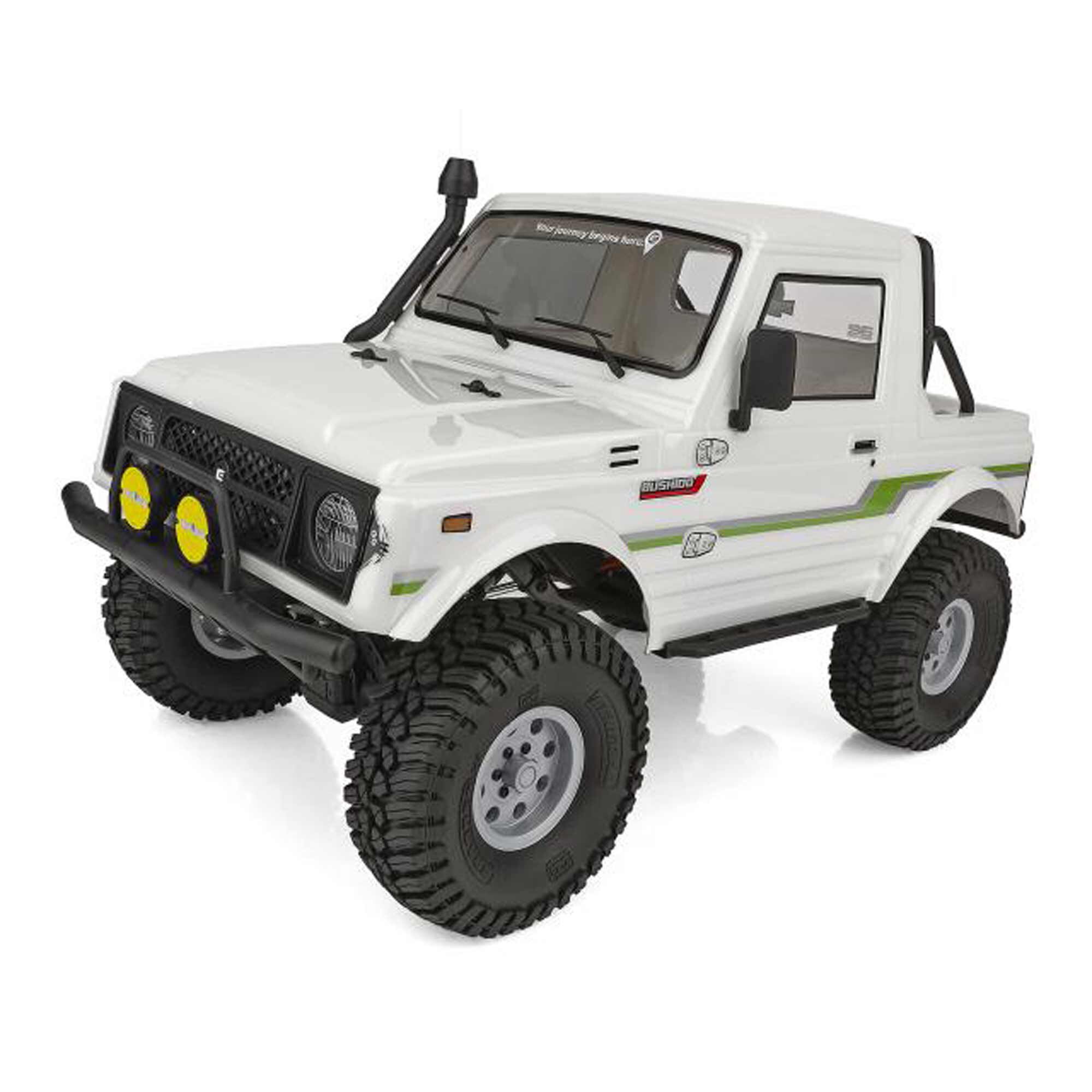 Team Associated 1/10 Enduro Bushido Brushed Trail Truck RTR, White
