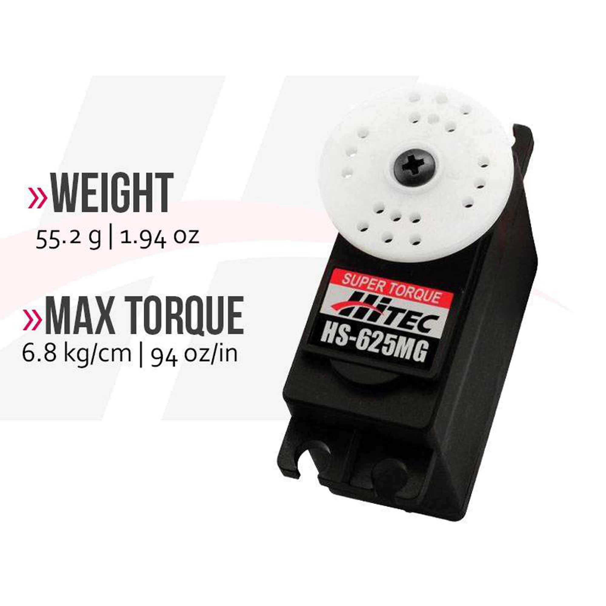 Hitec RCD Inc. HS-625MG Standard Analog Super Torque Metal Gear Servo