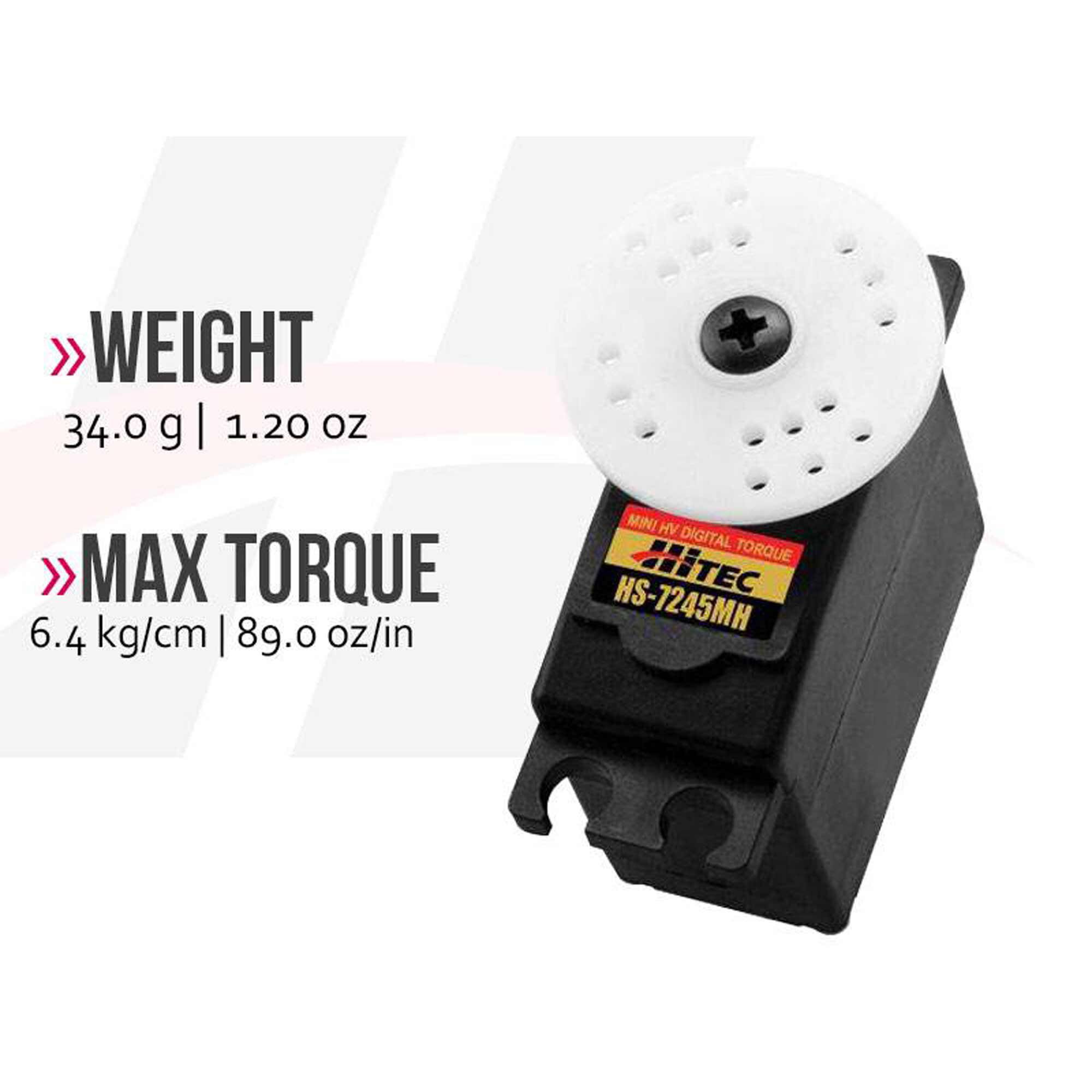 Hitec RCD Inc. HS-7245MH Mini Digital HV High Torque Metal Gear Servo