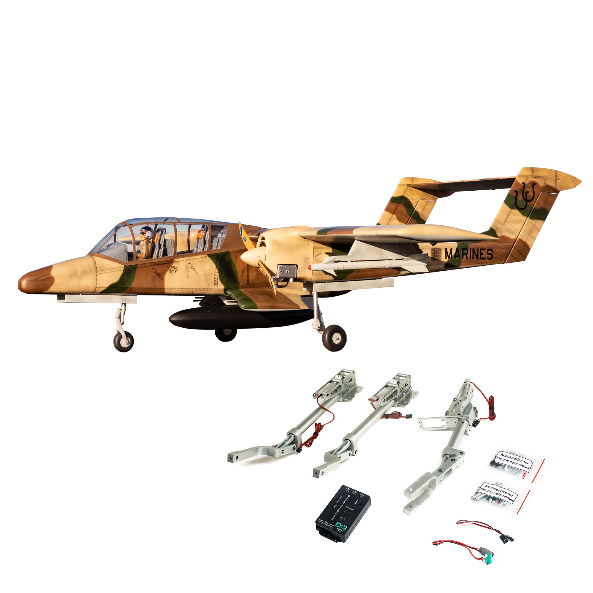 Hangar 9 OV-10 Bronco 30cc ARF, 108" with Landing Gear Set