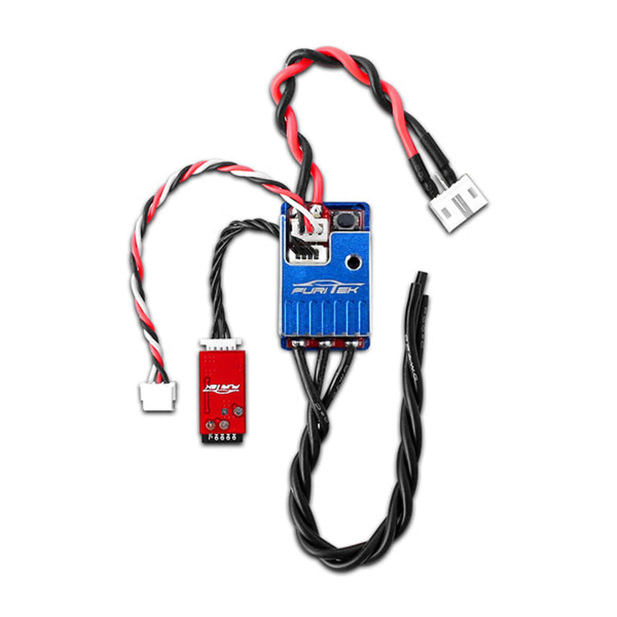 Furitek Momentum V2 20A/40A Brushless Sensorless ESC Combo with Bluetooth, Aluminum Blue Case: Drift/Race