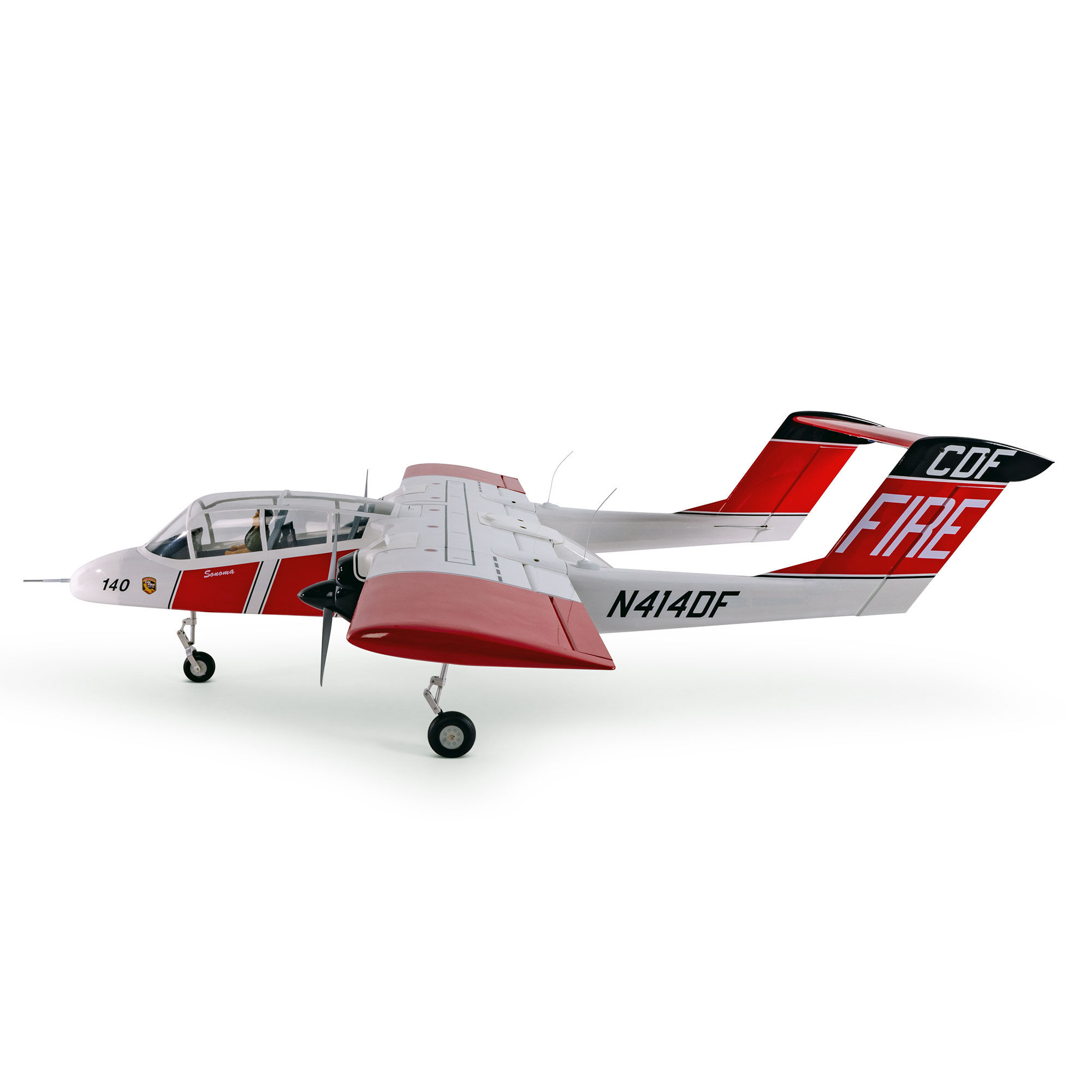 Hangar 9 OV-10 Bronco 20cc ARF with Landing Gear Set, Spektrum Avian Motors and ESCs Combo