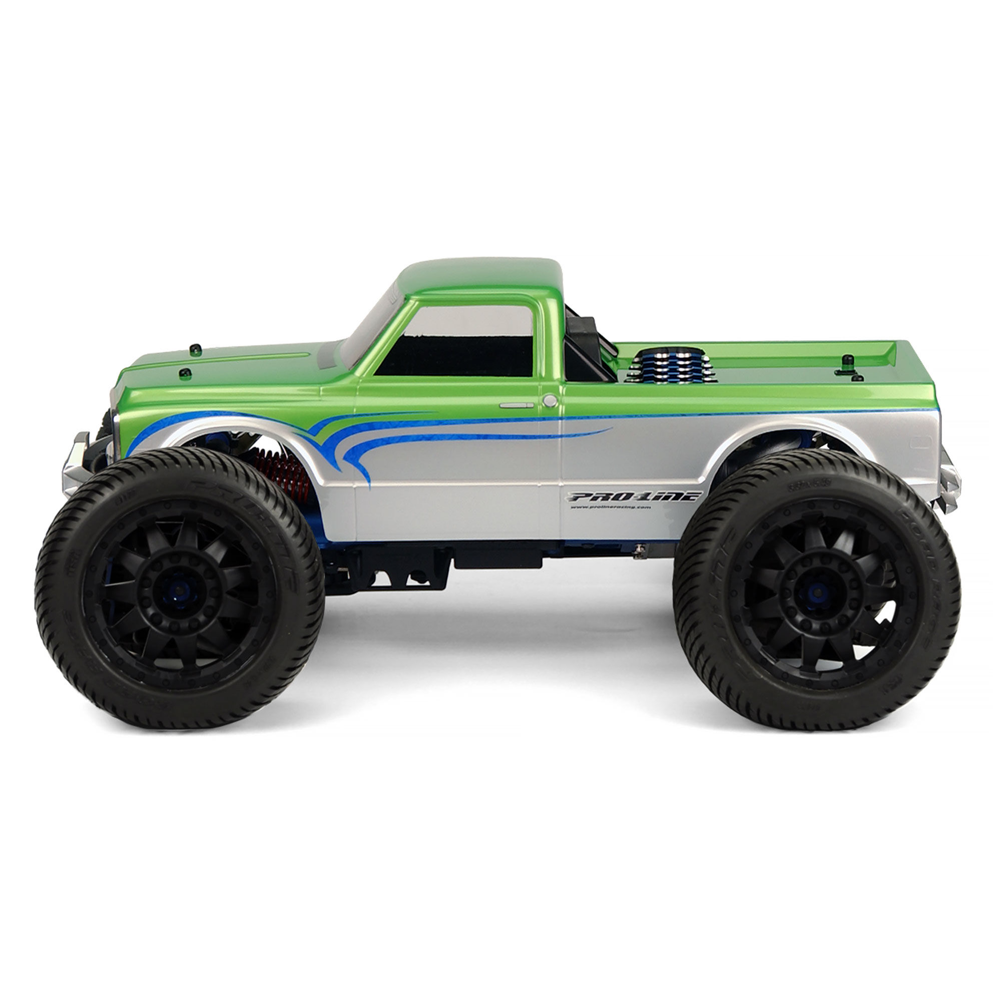 Pro-Line Racing 1/8 1972 Chevy C-10 Long Bed Clear Body: Monster Truck
