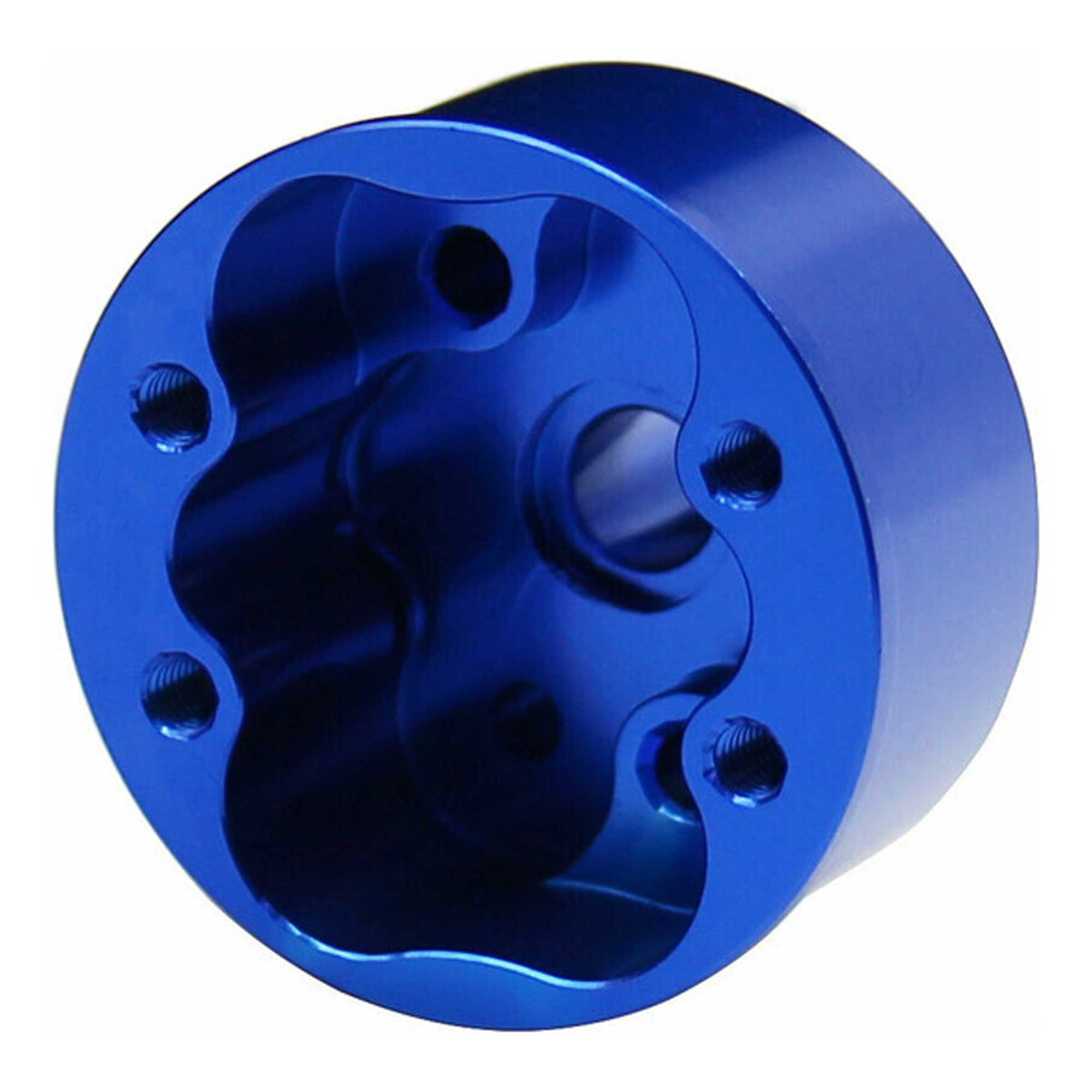 Hot Racing Aluminum Differential Carrier Case, 1/10 Traxxas Mini Maxx, Blue