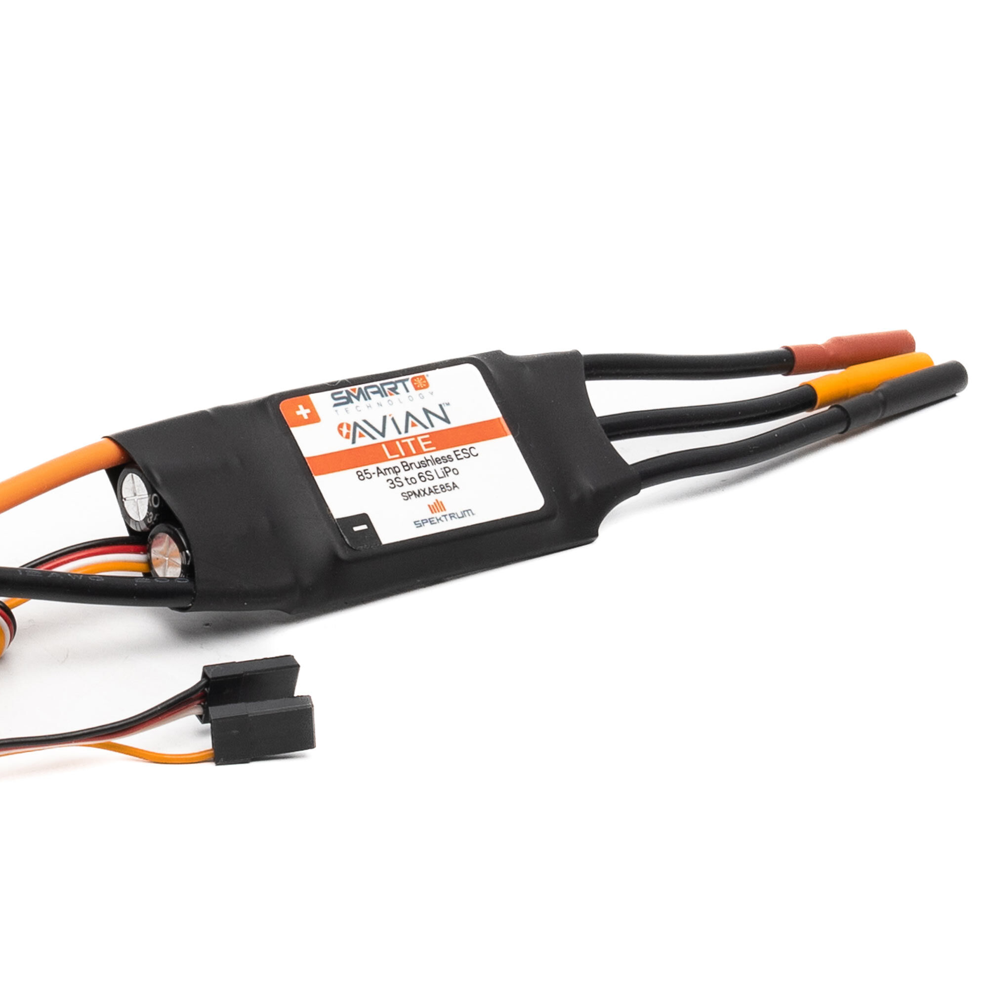 Spektrum Accessories Avian 85-Amp Smart Lite Brushless ESC, 3S-6S: IC5