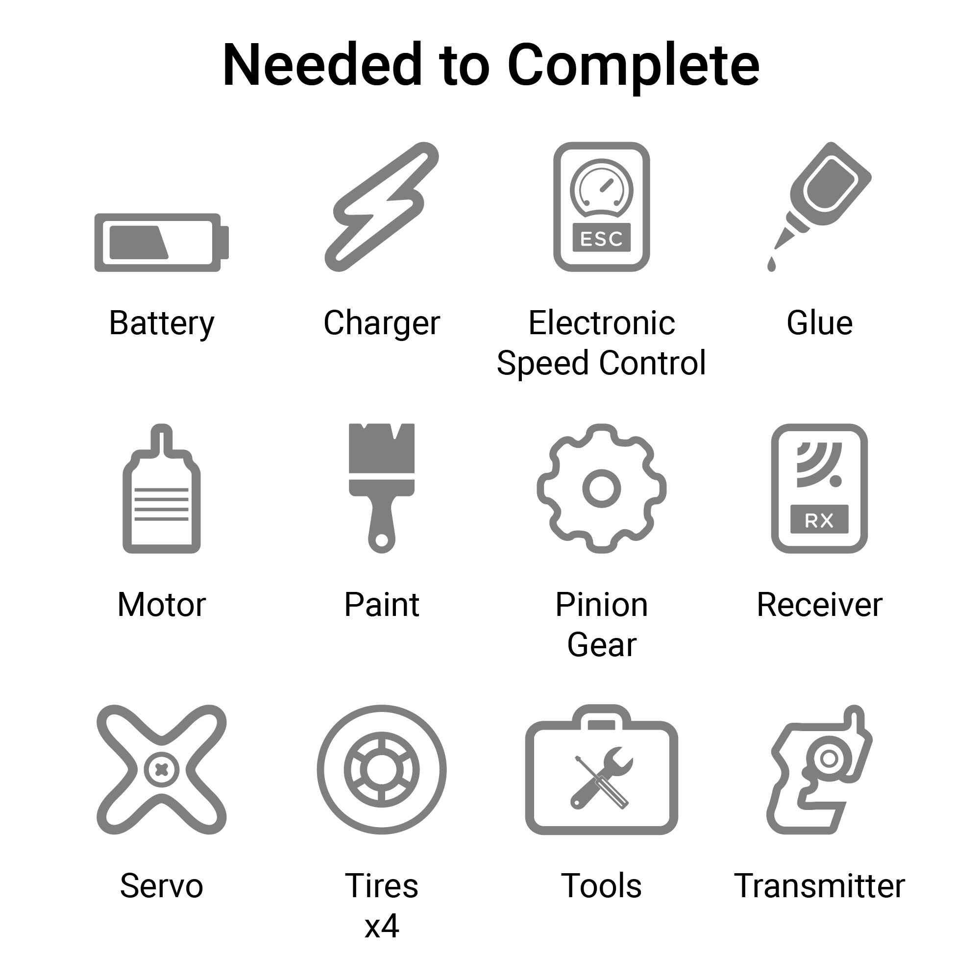 Team Losi Racing 1/8 8IGHT-XT/XTE 4X4 Nitro/Electric Truggy Race Kit