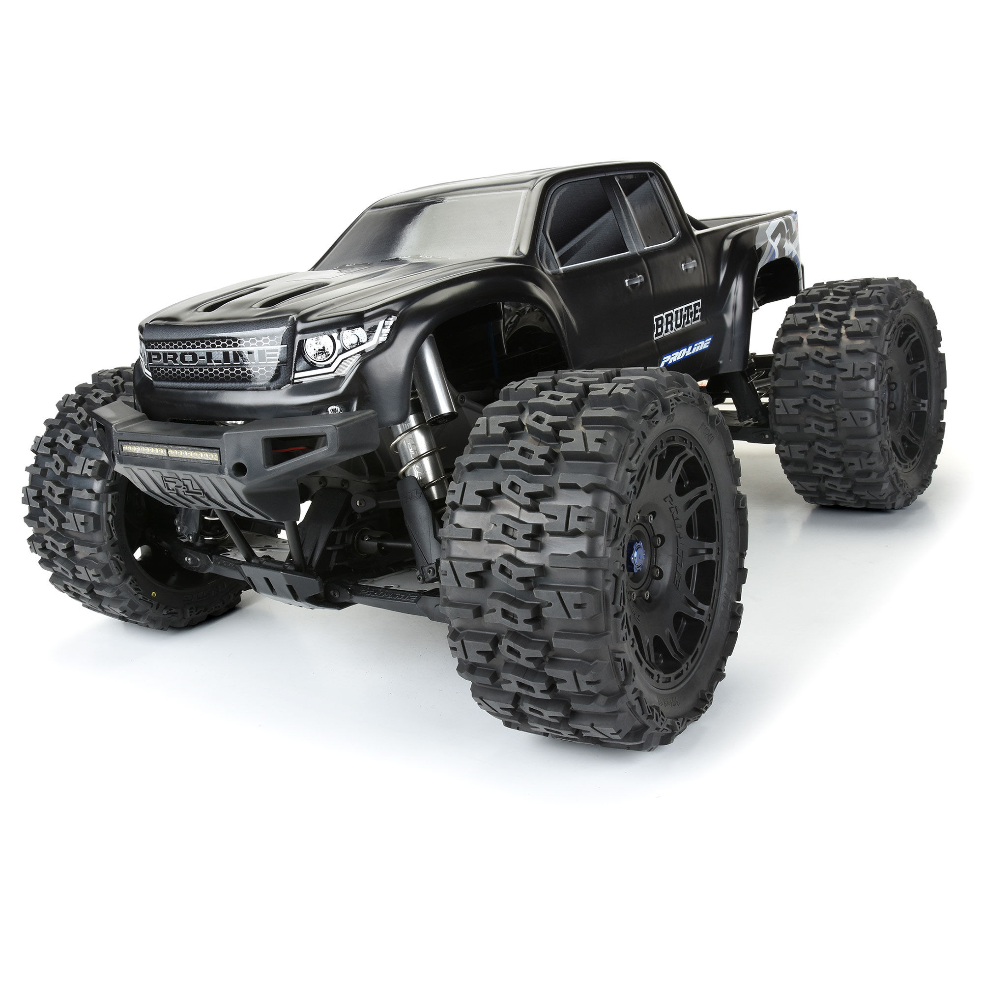 Pro-Line Racing 1/5 Pre-Cut Brute Bash Armor Black Body: X-MAXX