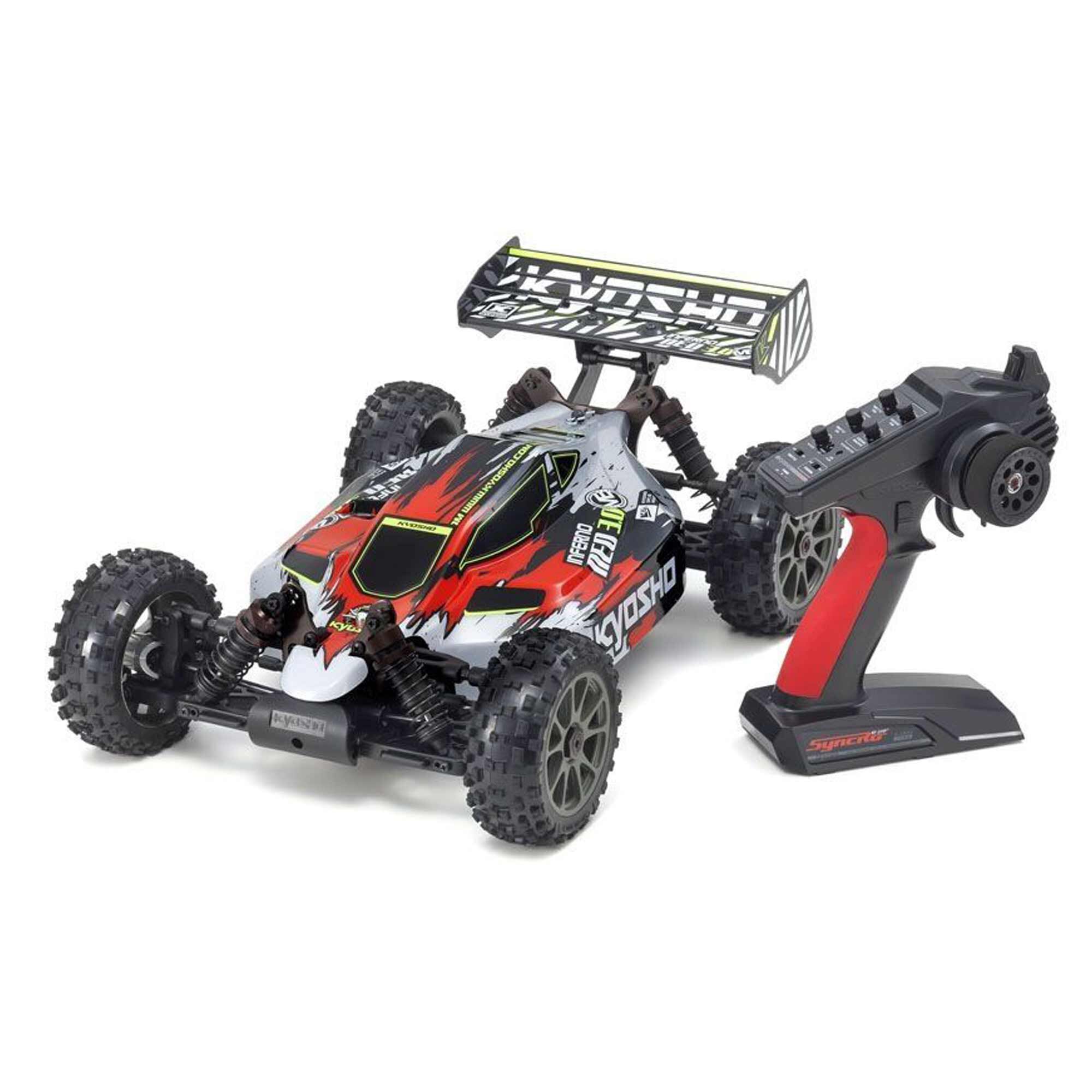 Kyosho 1/8 Inferno Neo3.0 VE 4X4 Off-Road 4S Brushless Buggy RTR, Red