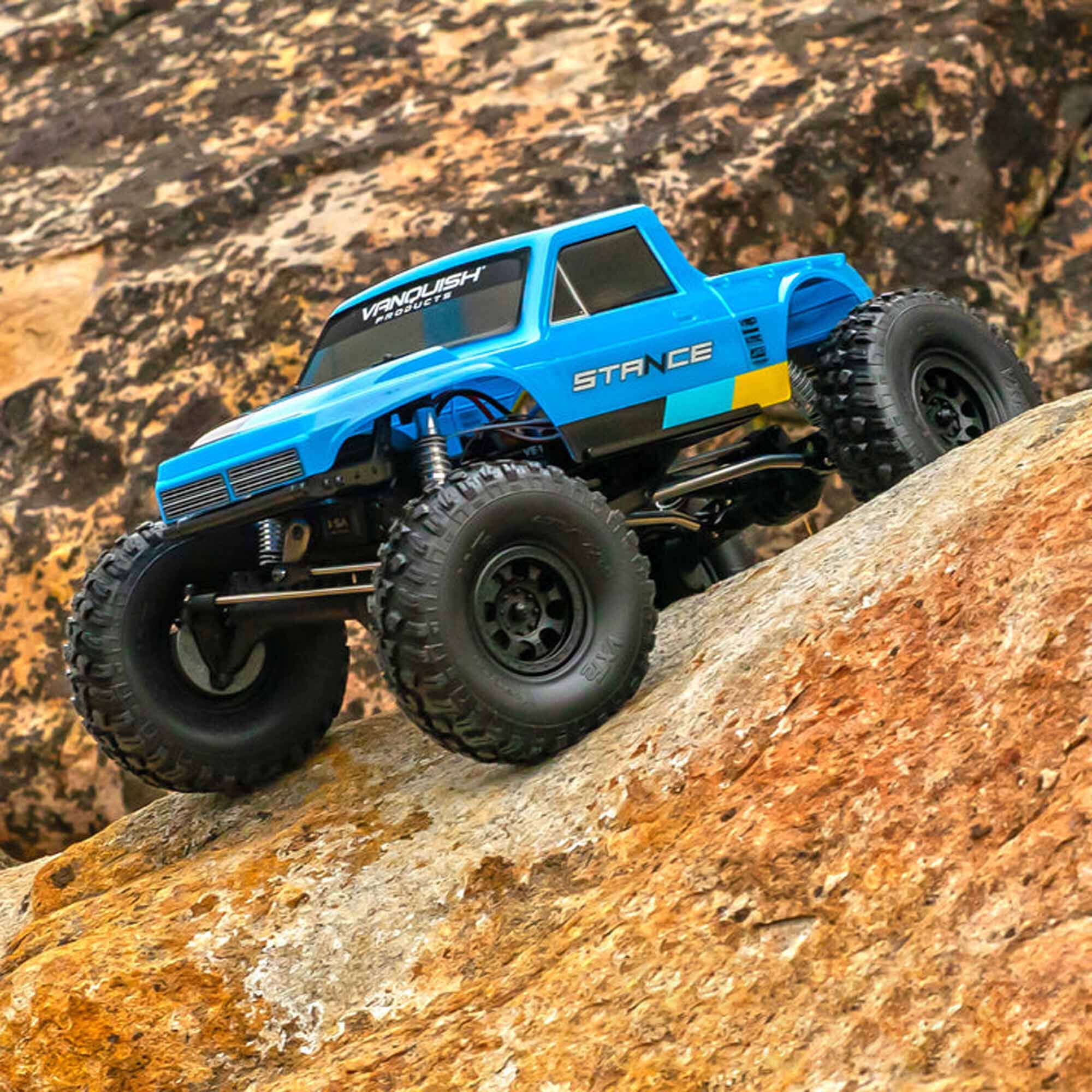 Vanquish Products 1/10 VRD Stance Brushed Rock Crawler RTR, Progress Blue