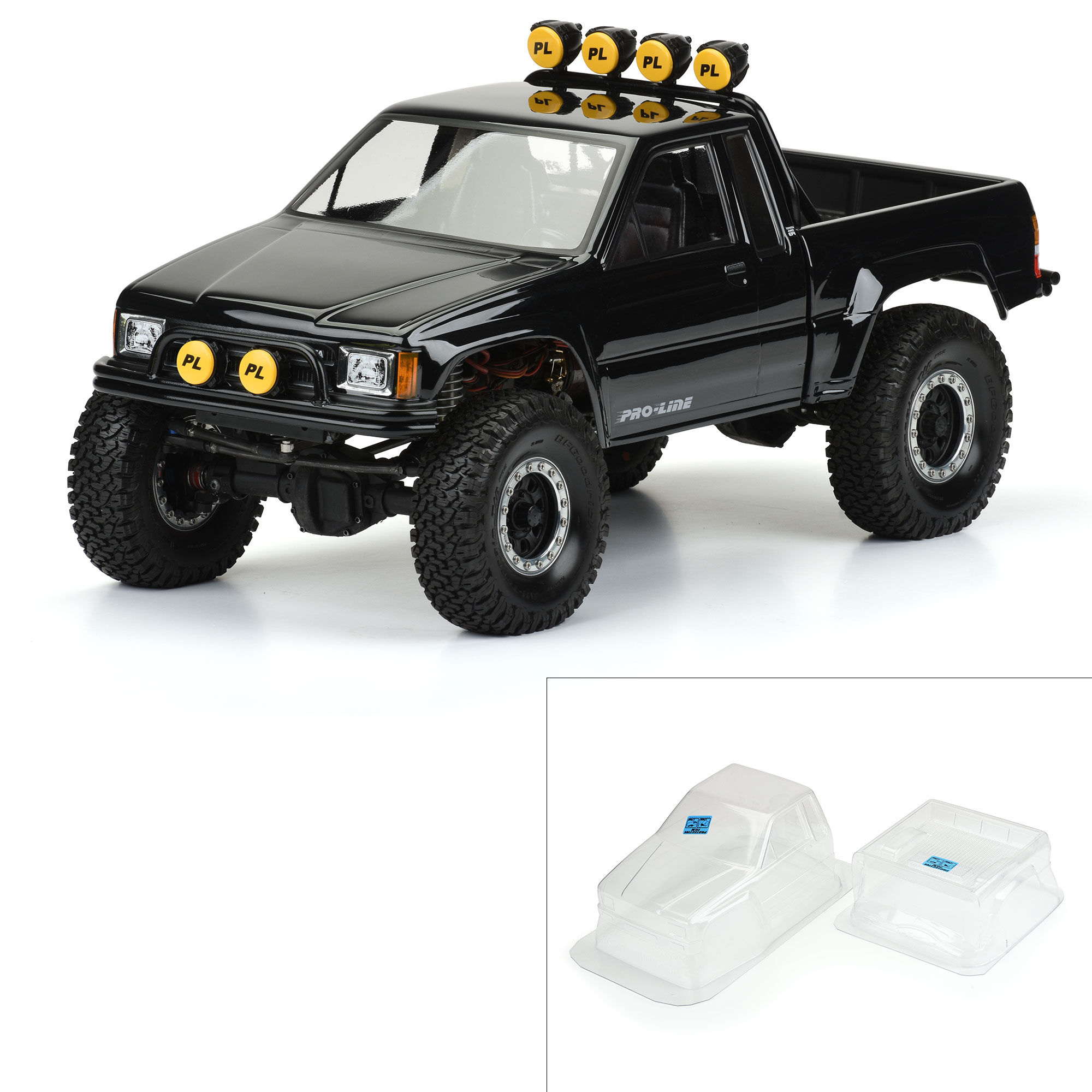 Pro-Line Racing 1/10 1985 Toyota HiLux SR5 Clear Body 12.3" (313mm) Wheelbase Crwlrs