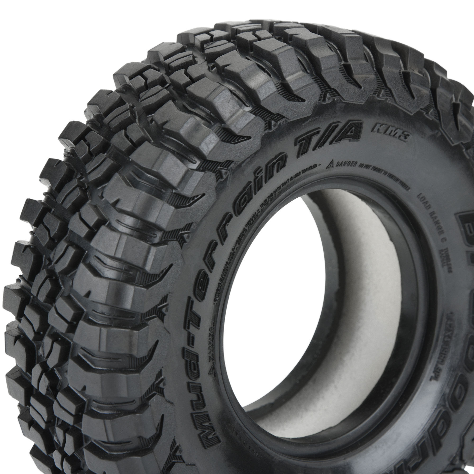 Pro-Line Racing 1/10 Class 1 BFG T/A KM3 G8 Front/Rear 1.9" Rock Crawling Tires (2)