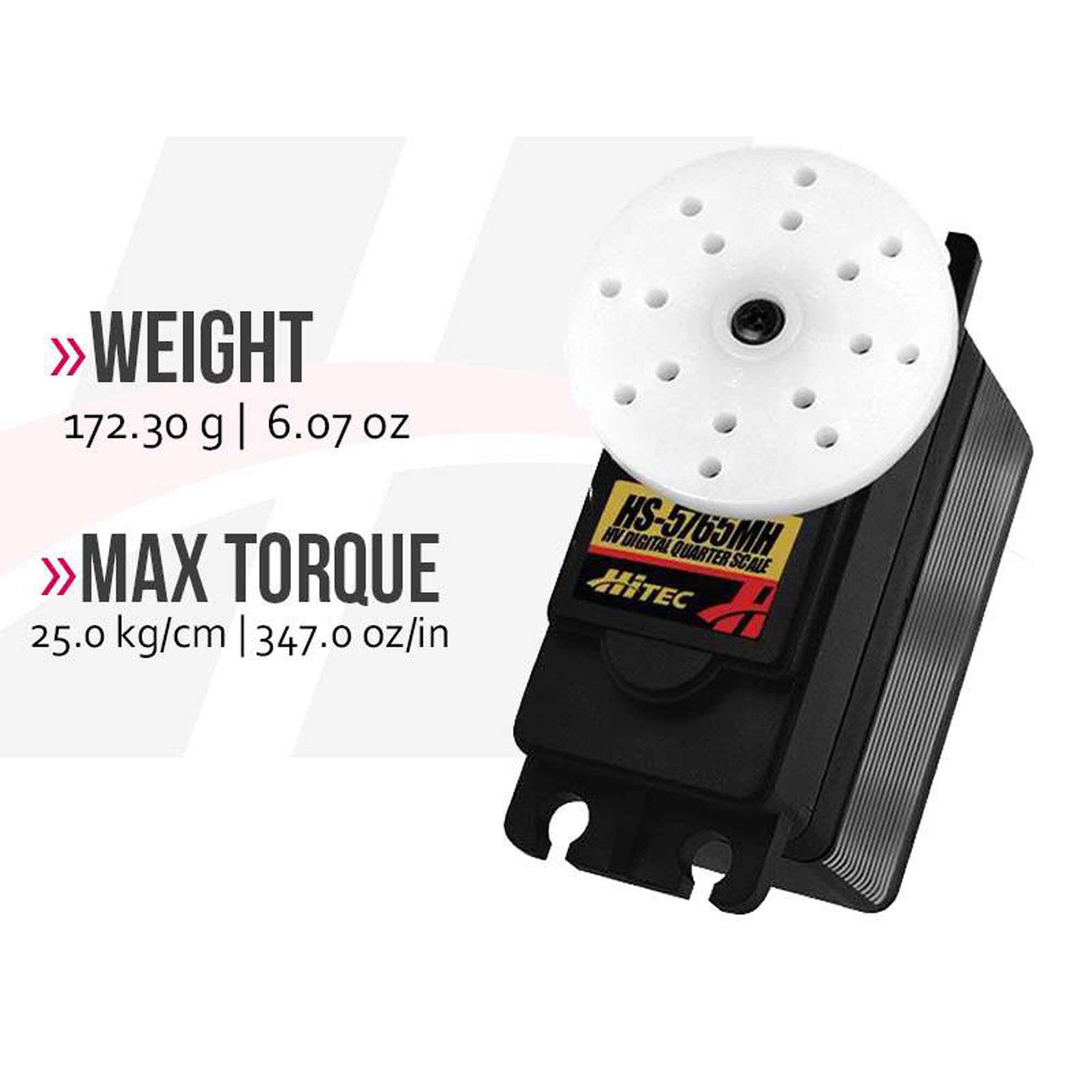 Hitec RCD Inc. HS-5765MH Giant Scale Digital HV Metal Gear Servo