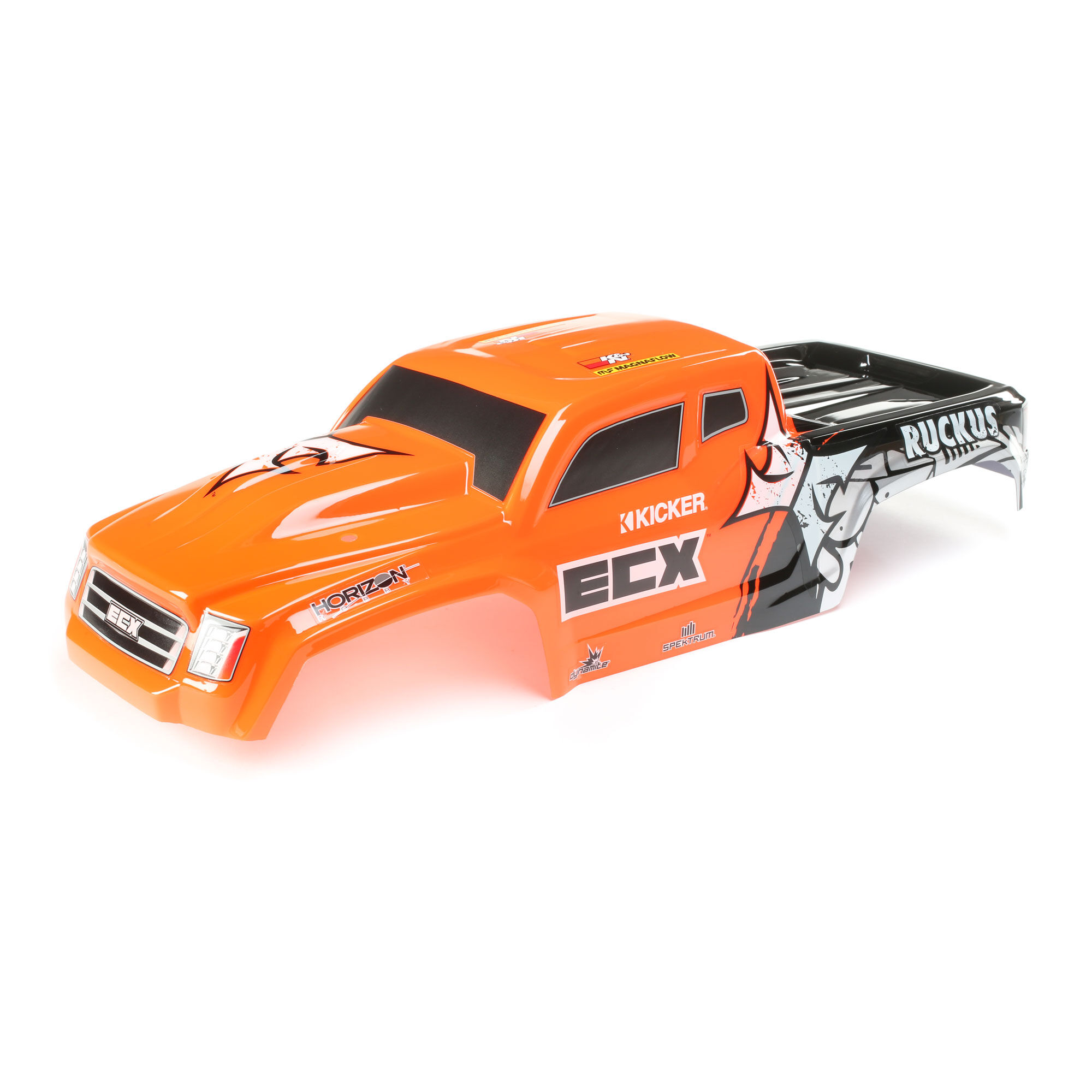 ECX 1/10 Painted Body, Orange: 2WD Ruckus