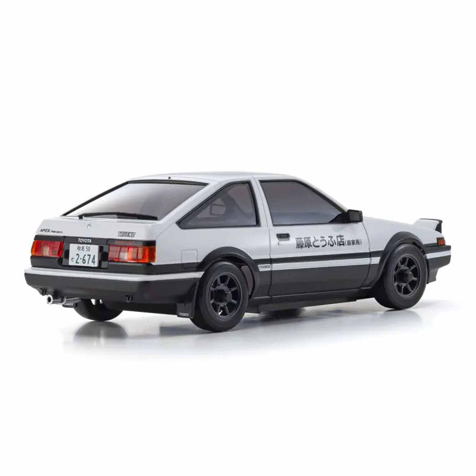 Kyosho 1/28 Toyota Sprinter Trueno AE86 MR-02 2WD Touring Car RTR, Silver
