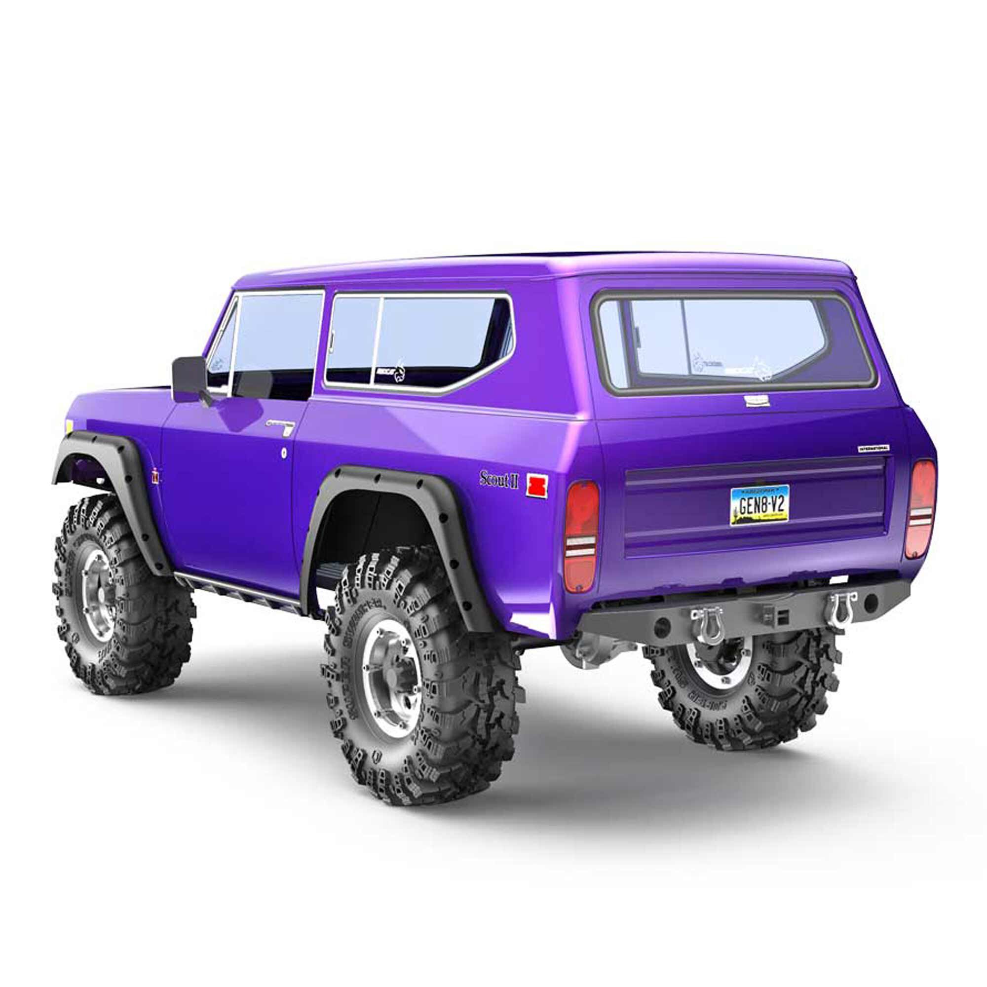 Redcat Racing 1/10 Gen8 V2 International Harvester Scout II Brushed 4X4 Crawler RTR, Purple