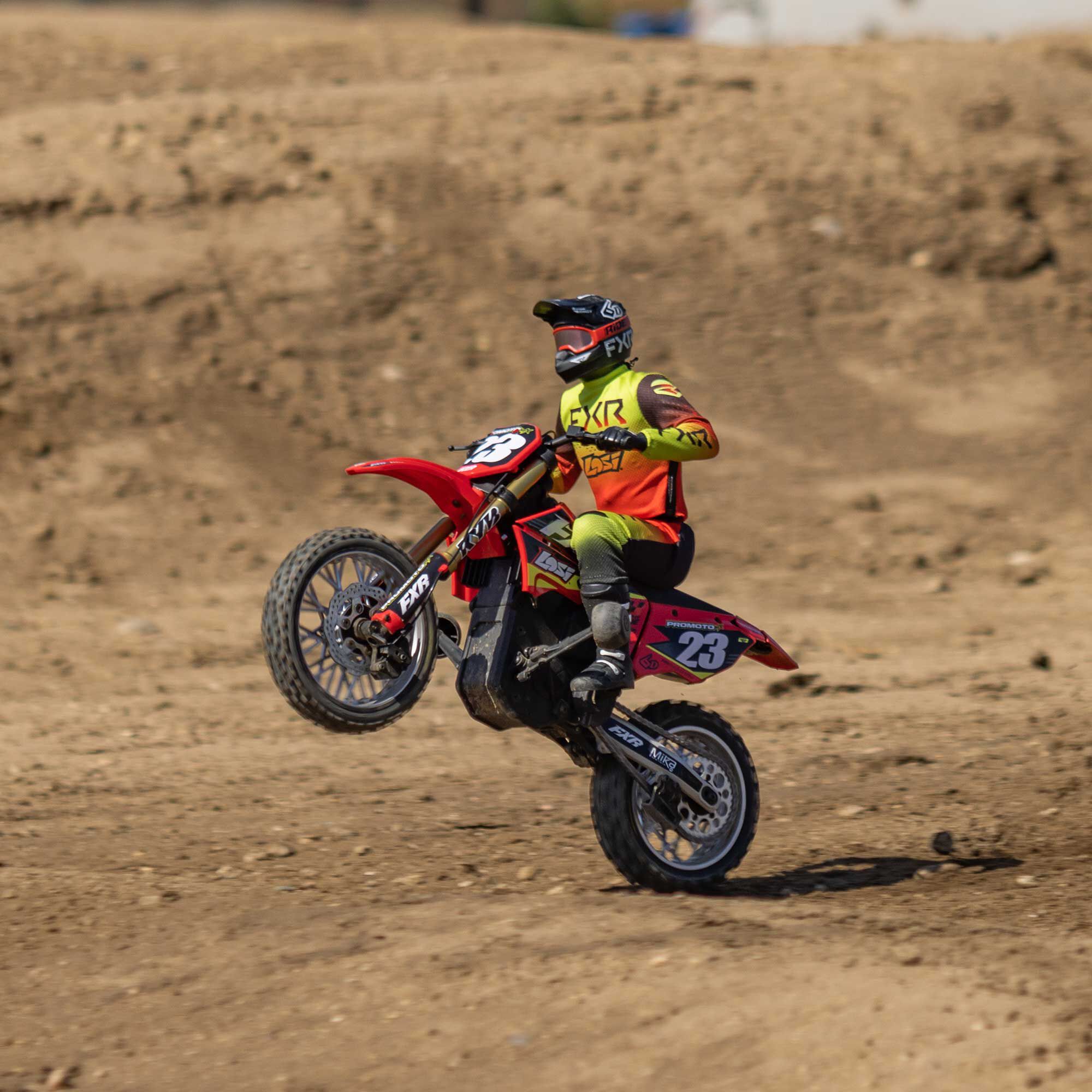 Losi 1/4 Promoto-MX FXR 2S RTR Brushless Motorcycle, Red