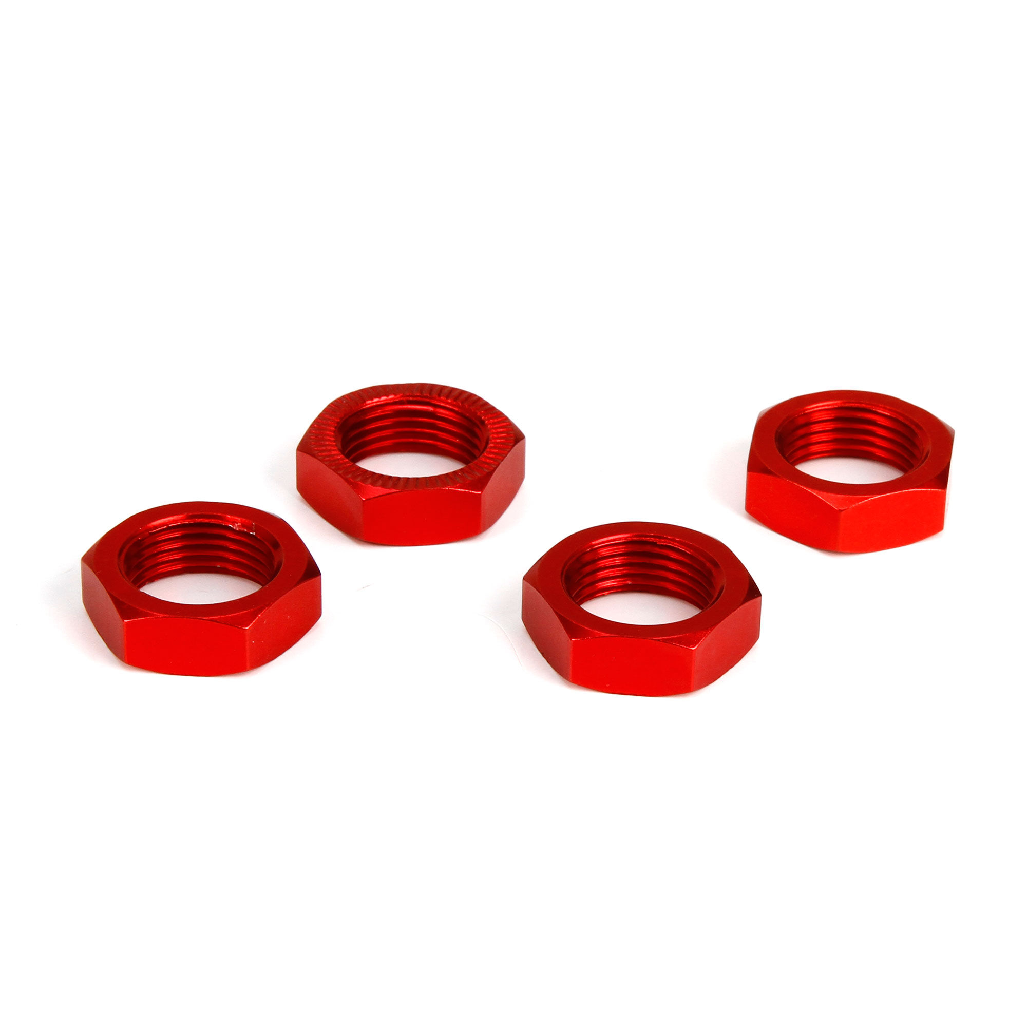 Losi 24mm Wheel Nuts, Serrated (4)