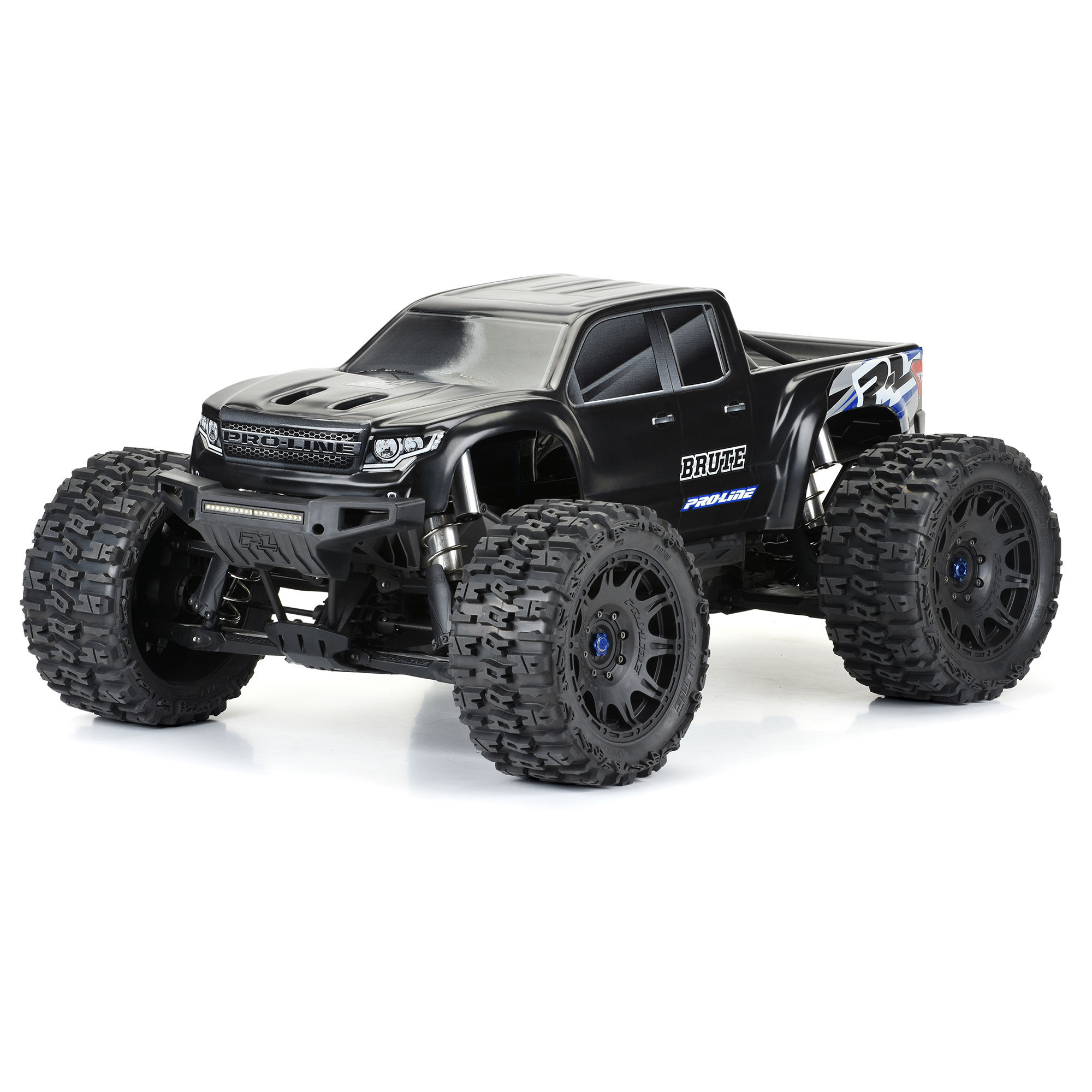 Pro-Line Racing 1/5 Pre-Cut Brute Bash Armor Black Body: X-MAXX