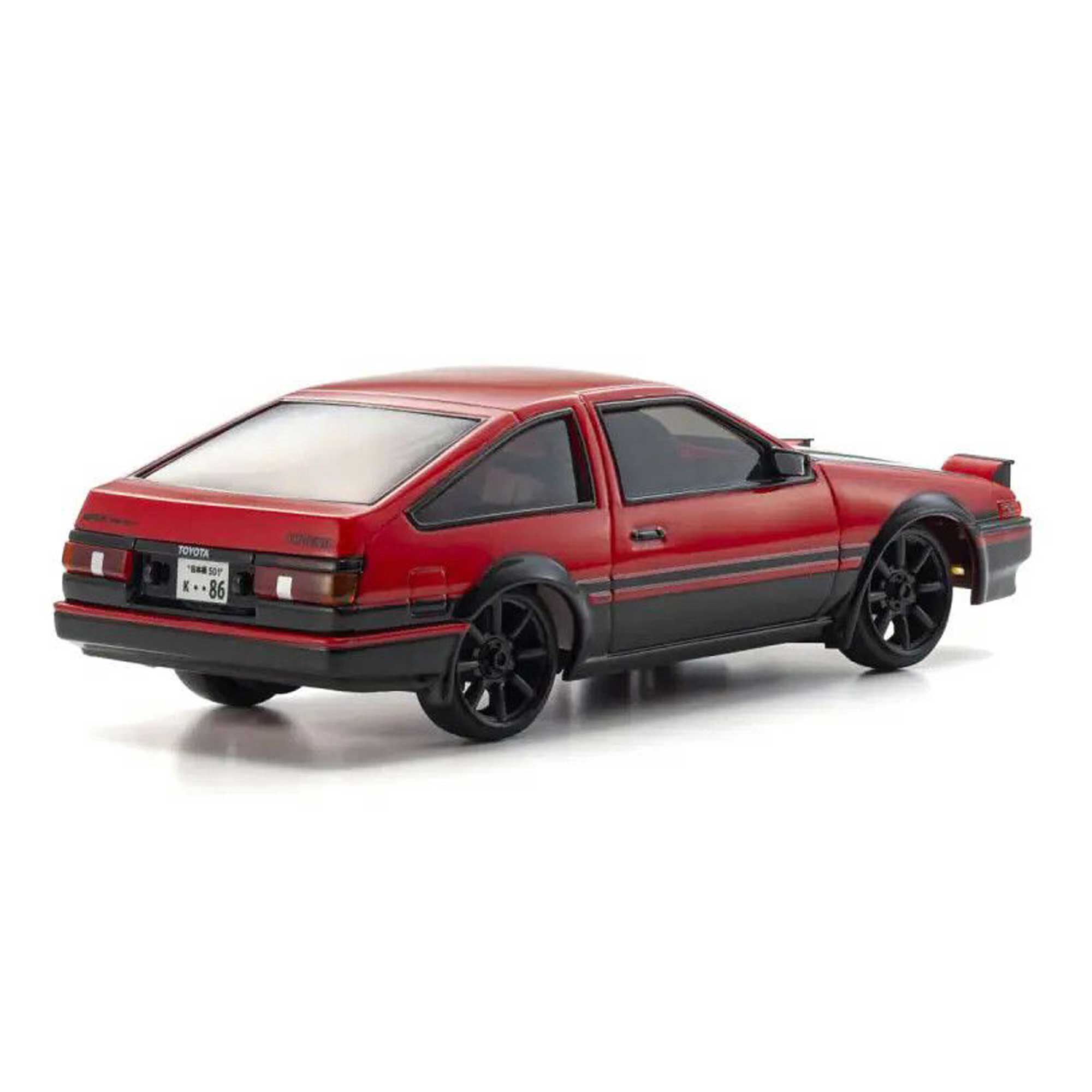 Kyosho 1/28 Toyota Trueno AE86 2WD On-Road First Mini-Z RTR, Red