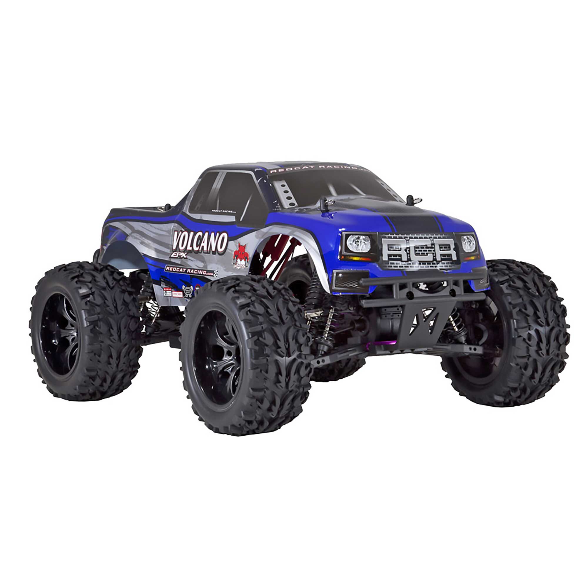 Redcat Racing 1/10 Volcano EPX 4WD Monster Truck Brushed RTR, Blue