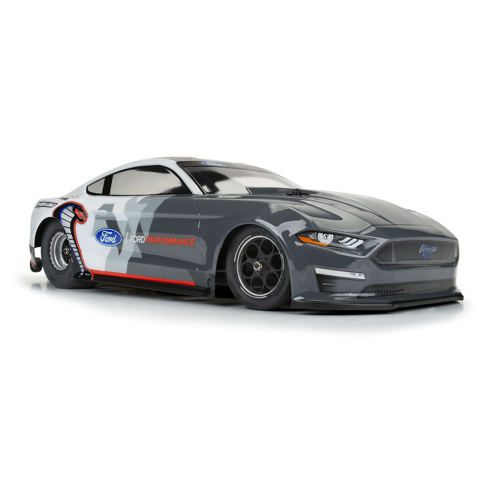Pro-Line Racing 1/16 2021 Ford Mustang Cobra Jet Clear Body: Losi Mini Drag Car