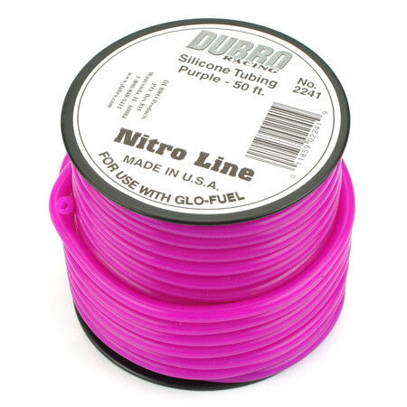 Dubro Products Silicone 50' Fuel Tubing, Purple