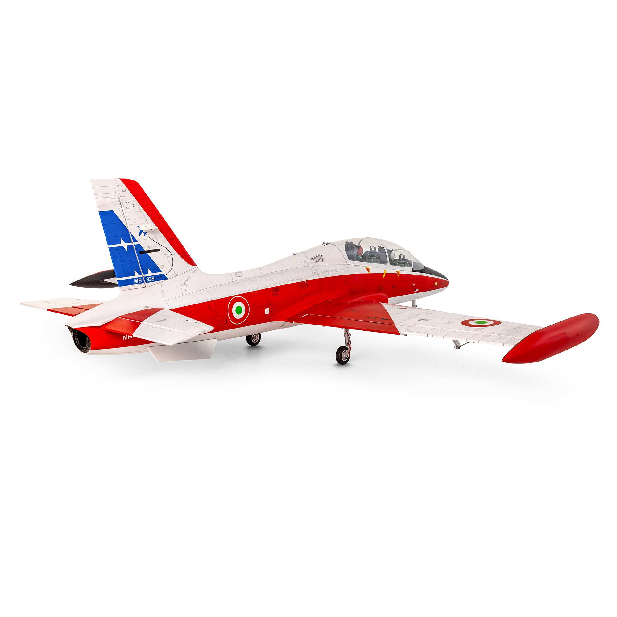 Hangar 9 Aermacchi MB-339 60-86N Scale Military Turbine Jet ARF, 84" with KingTech K-86G4+ Turbine Combo