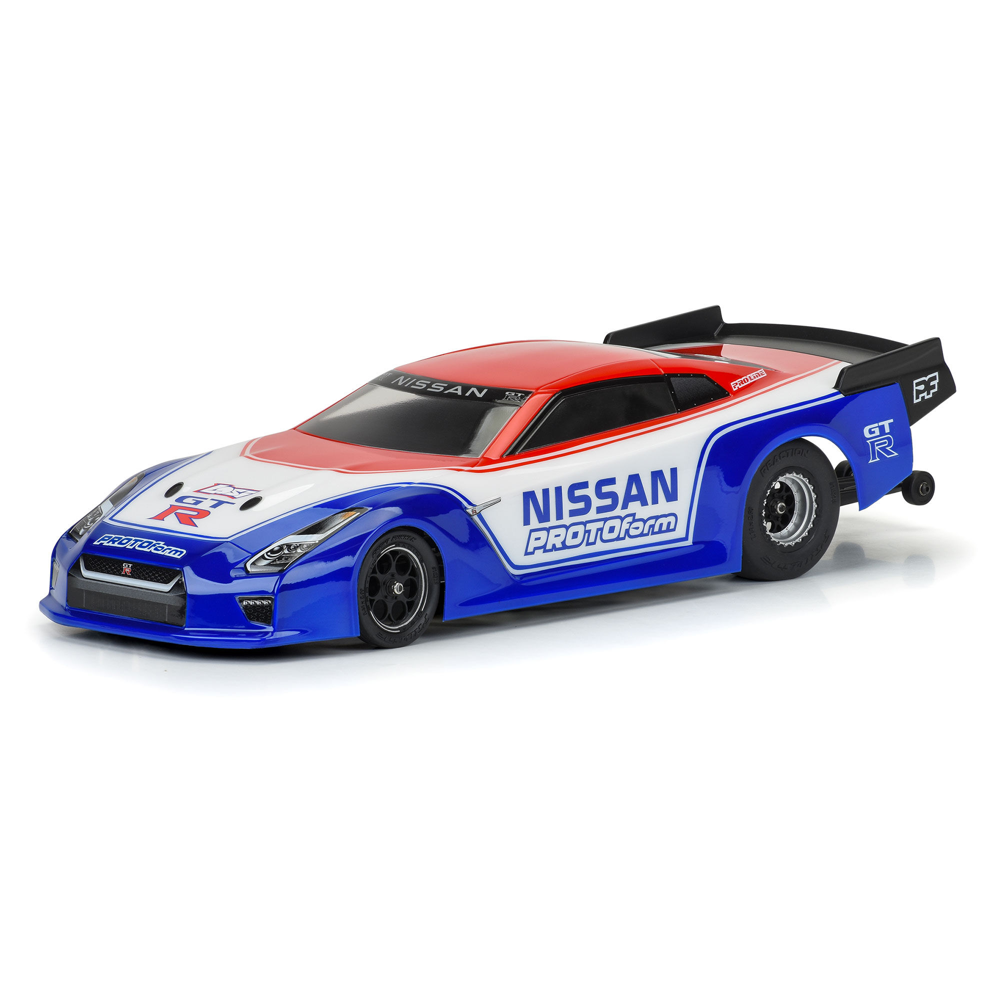 PROTOform 1/16 Nissan GT-R R35 Pro Mod Clear Body: Losi Mini Drag