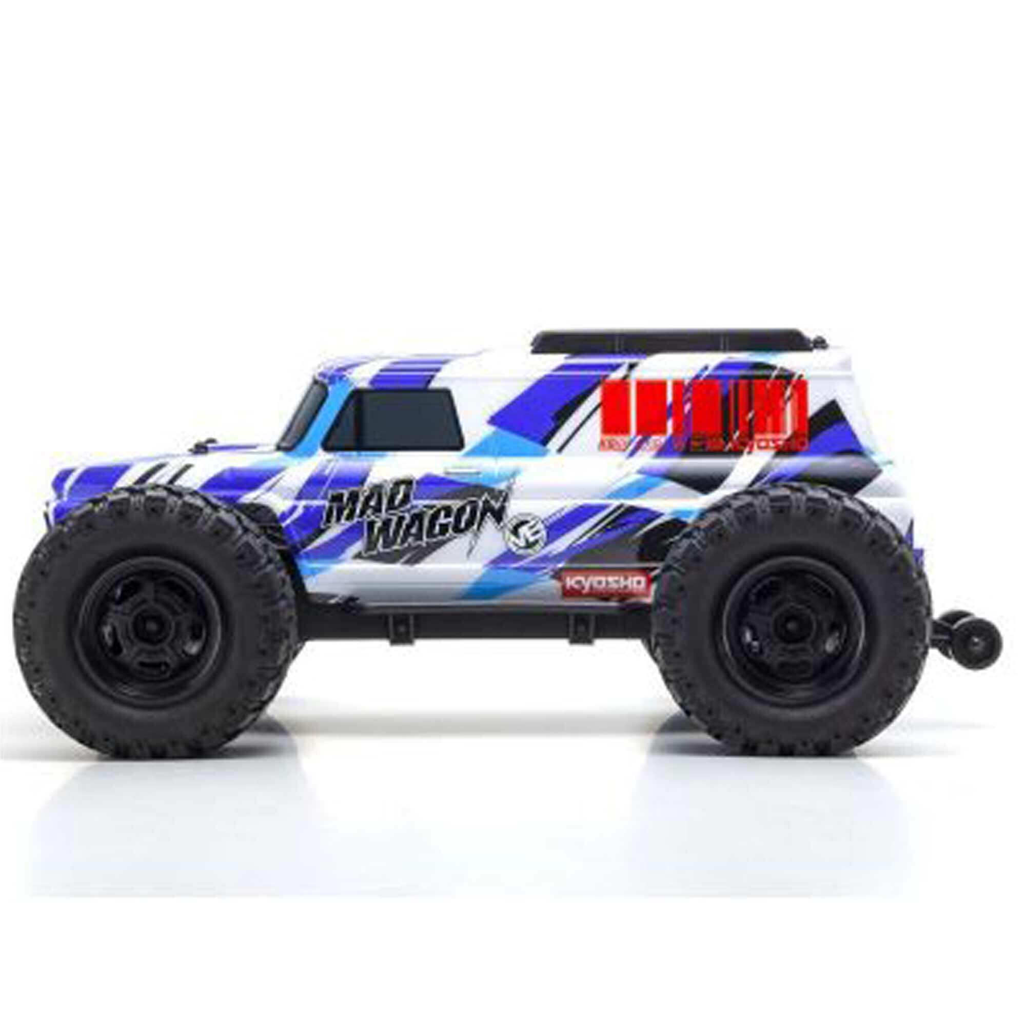 Kyosho 1/10 Mad Wagon VE KB10 4x4 3S Brushless Monster Truck RTR, Blue