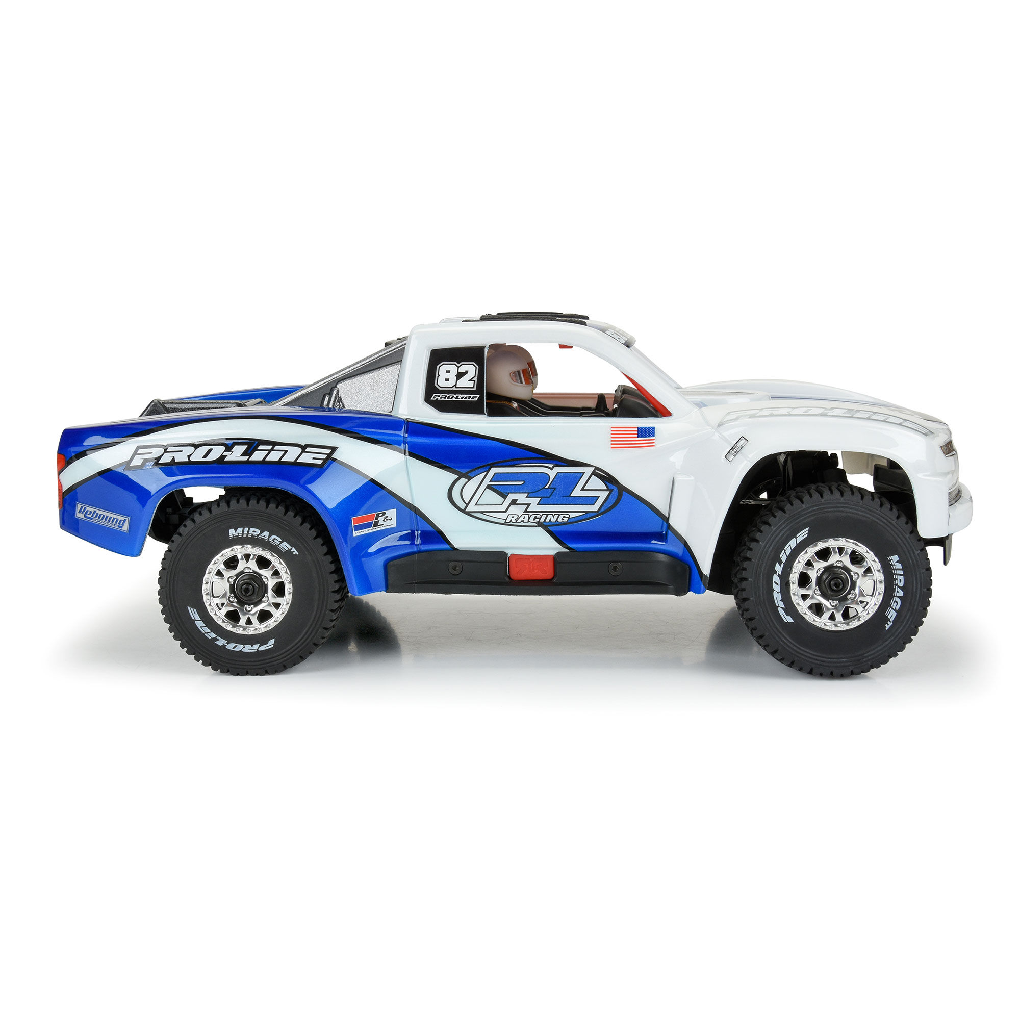 Pro-Line Racing 1/16 Pre-Cut 2019 Chevy Silverado Trophy Truck Clear Body: GROM
