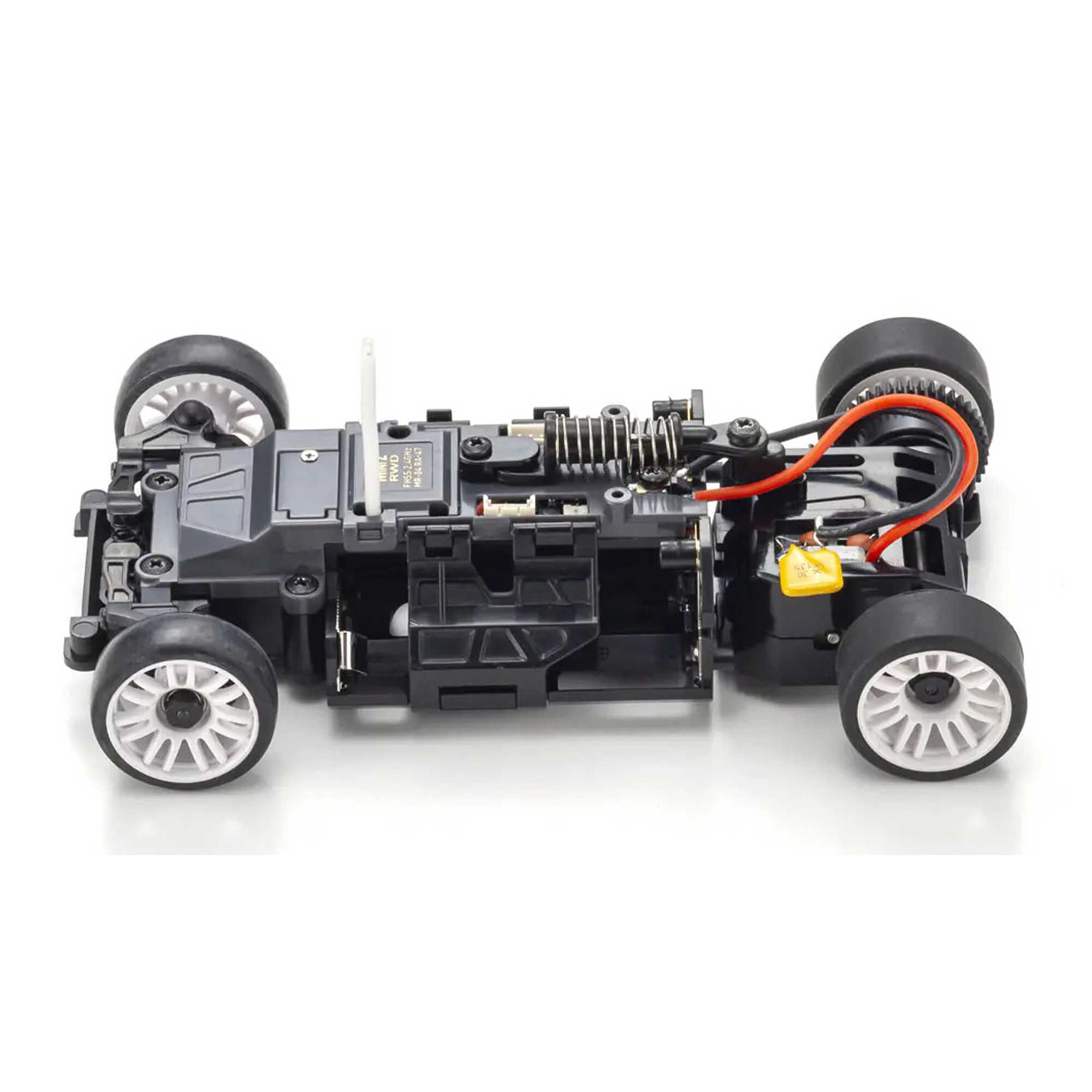 Kyosho 1/28 Chevrolet Corvette C8.R MR-04 MINI-Z RWD RTR, Guntmetal/ Red