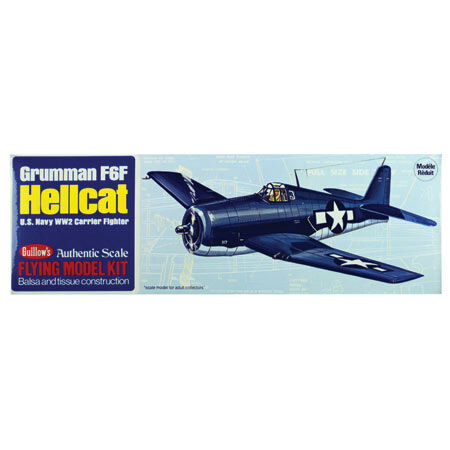 Guillow Grumman F6F Hellcat Kit, 16.5"