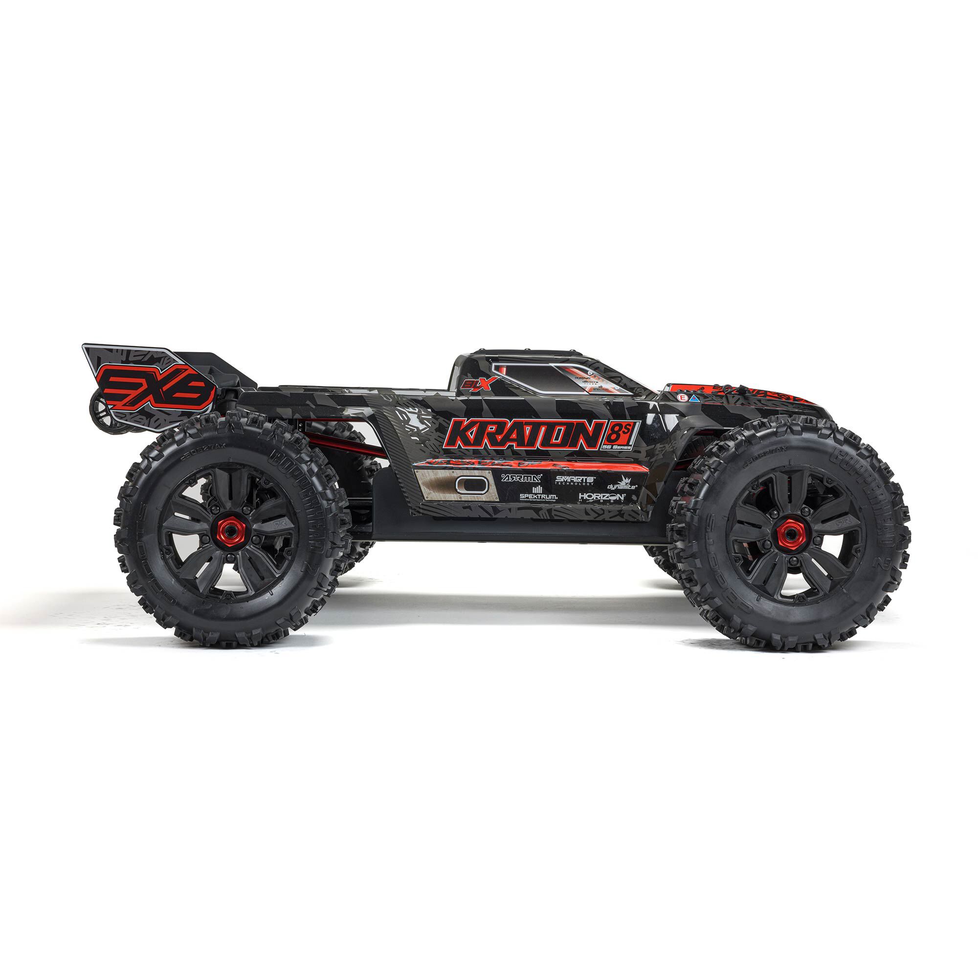 ARRMA 1/5 KRATON 8S EXB AVC 4X4 RTR Brushless Speed Truck, Black