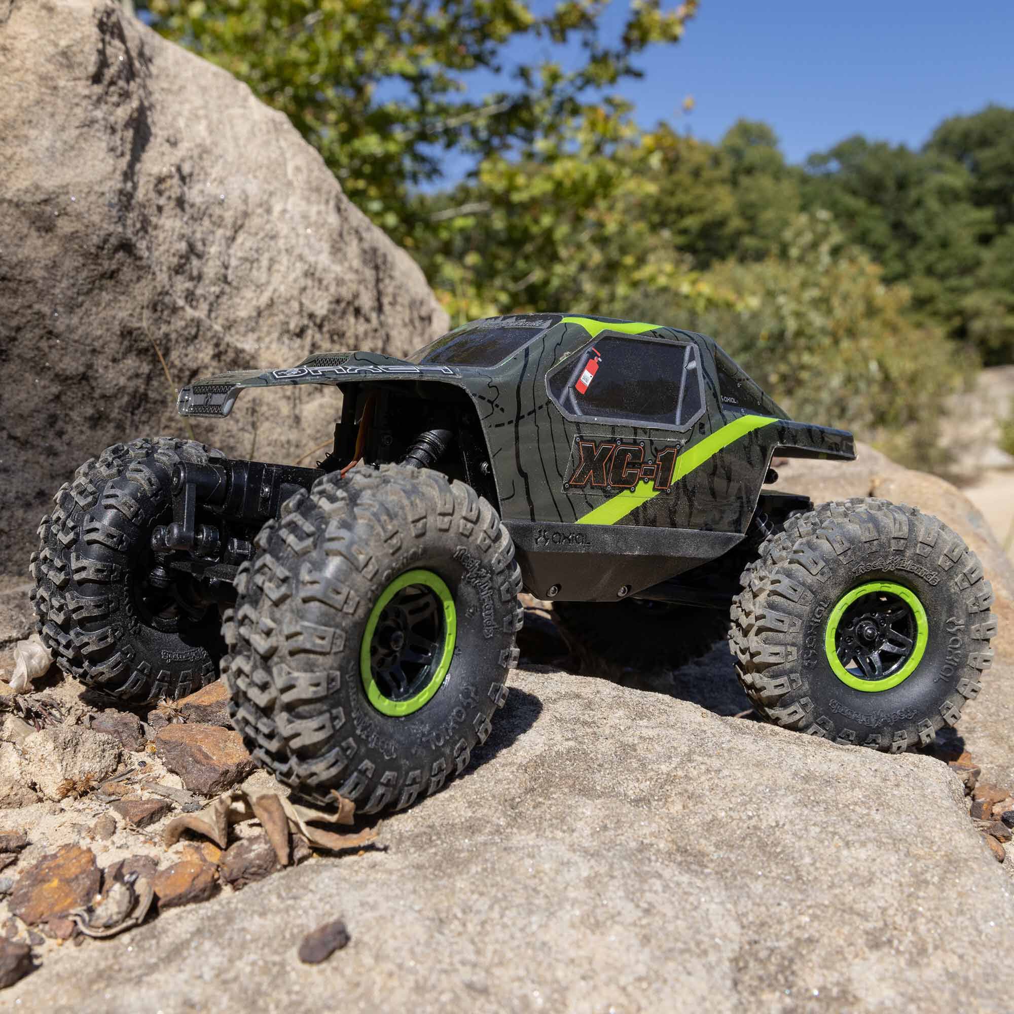 Axial 1/24 AX24 XC-1 4WS 4X4 RTR Brushed Rock Crawler (Battery & Charger Included), Green