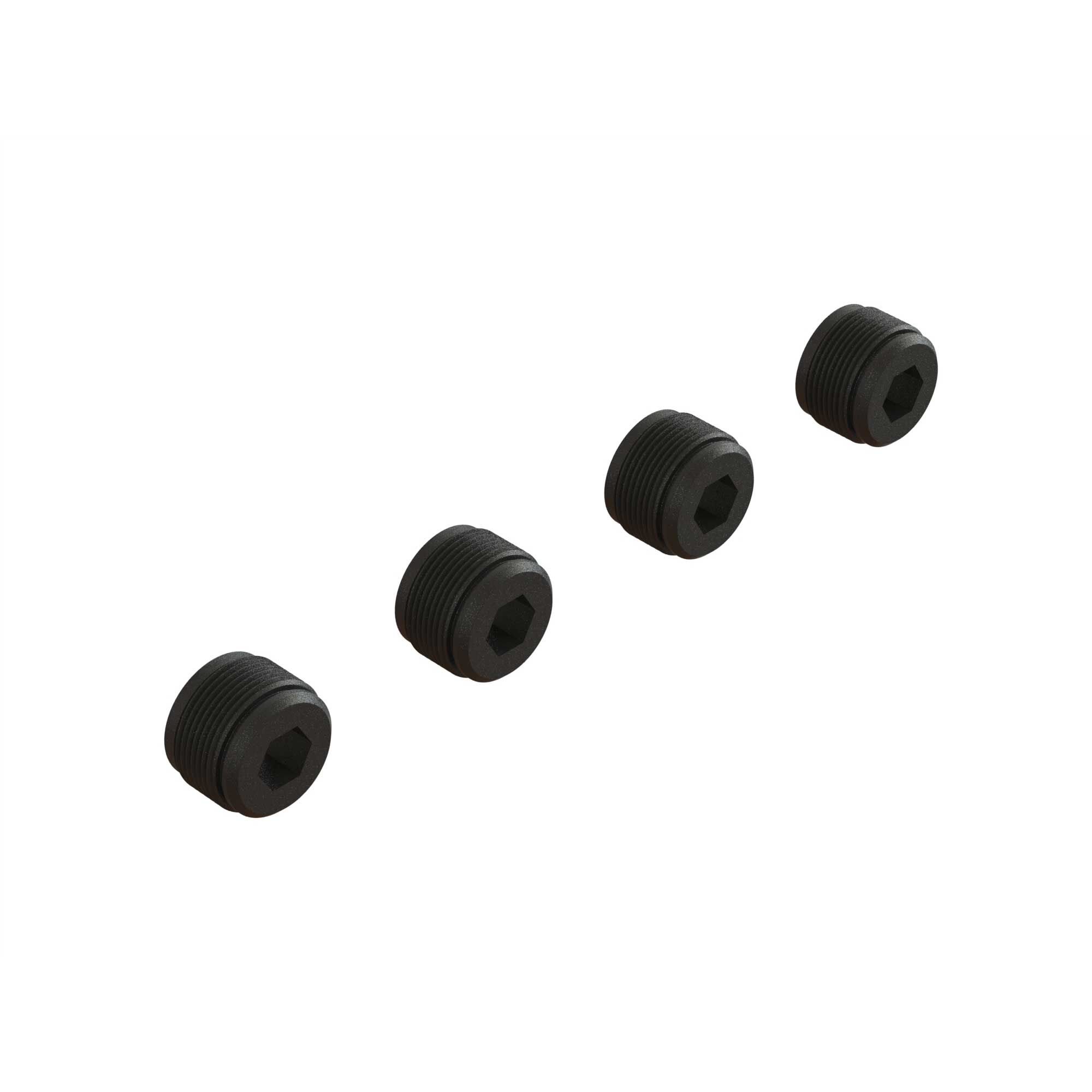 ARRMA Hub Nut, Black (4)