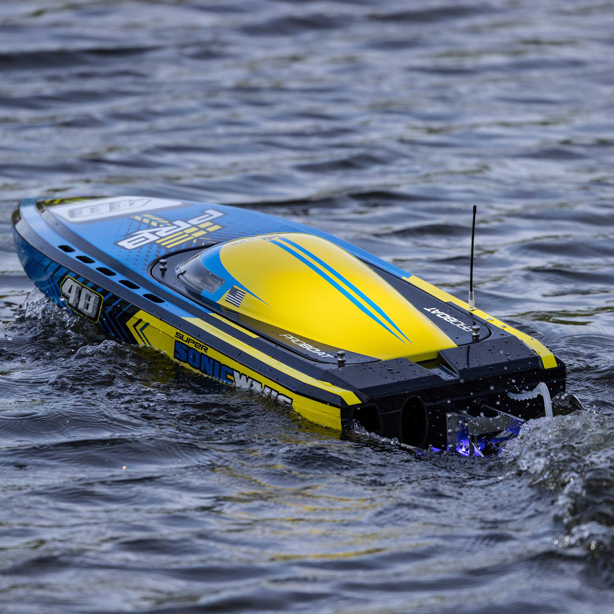 Pro Boat Super Sonicwake 48" 8S Self-Righting Brushless Deep-V RTR