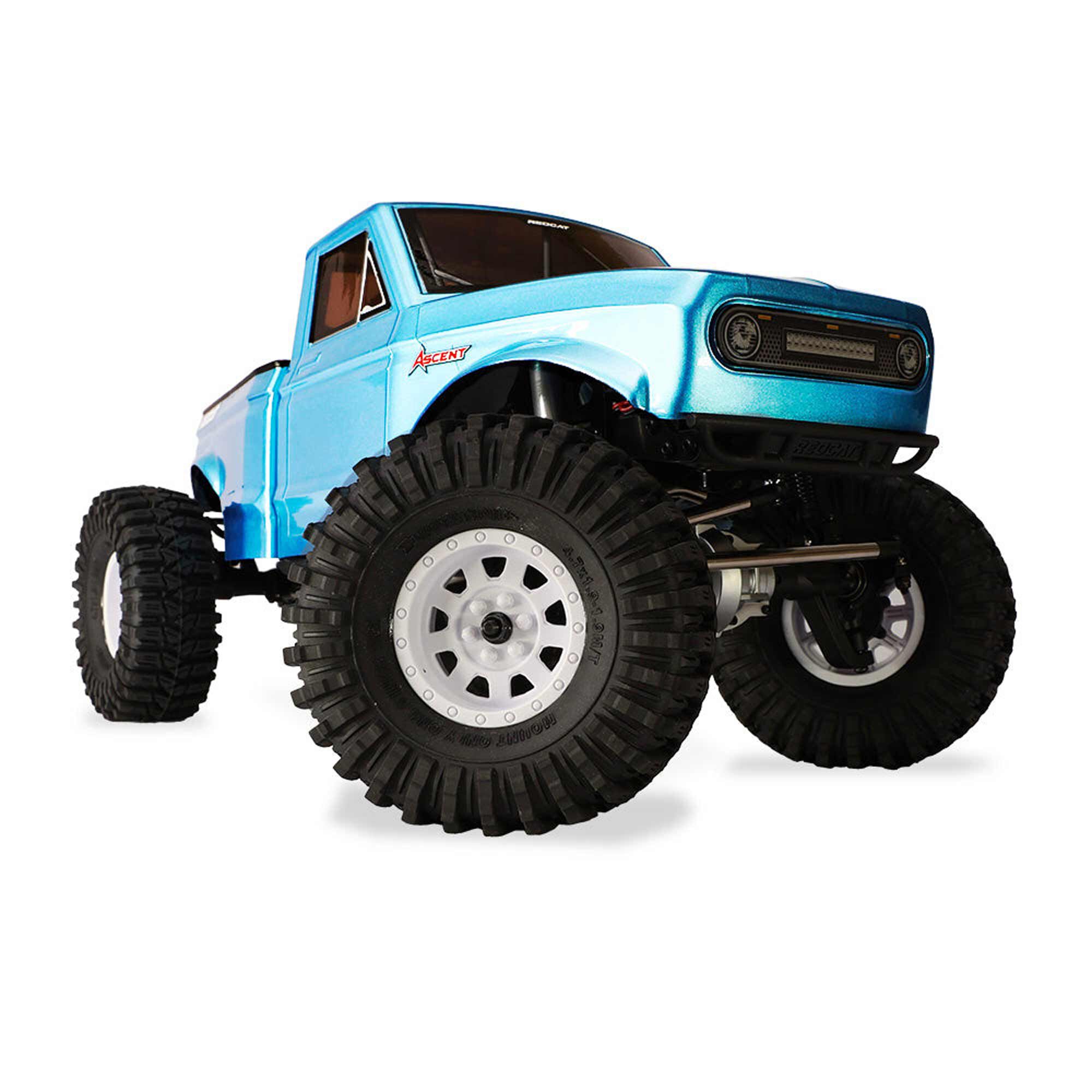 Redcat Racing 1/10 Ascent LCG Two-Piece Pinched & Dovetailed Body Rock Crawler RTR, Blue