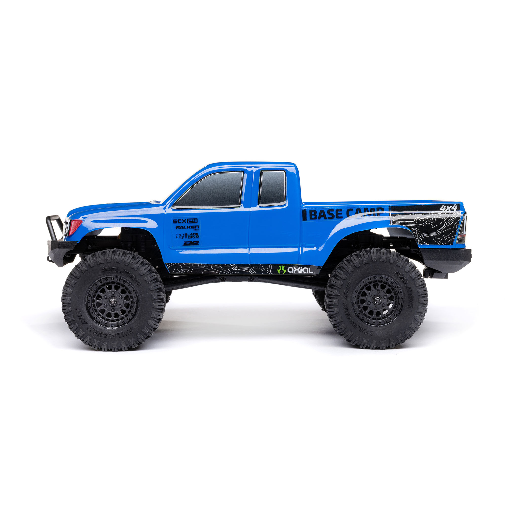 Axial 1/24 SCX24 Base Camp 4X4 RTR Brushed Rock Crawler (Battery & Charger Included), Blue