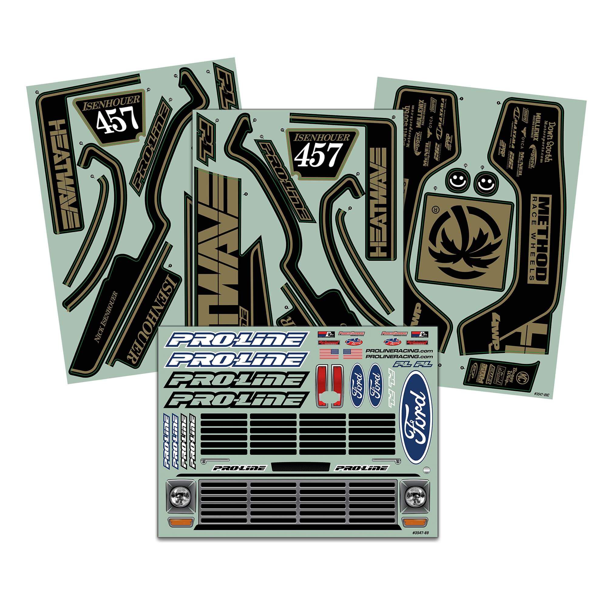 Pro-Line Racing 1/7 Pre-Cut 1967 Ford F-100 Heat Wave Black: Unlimited Desert Racer