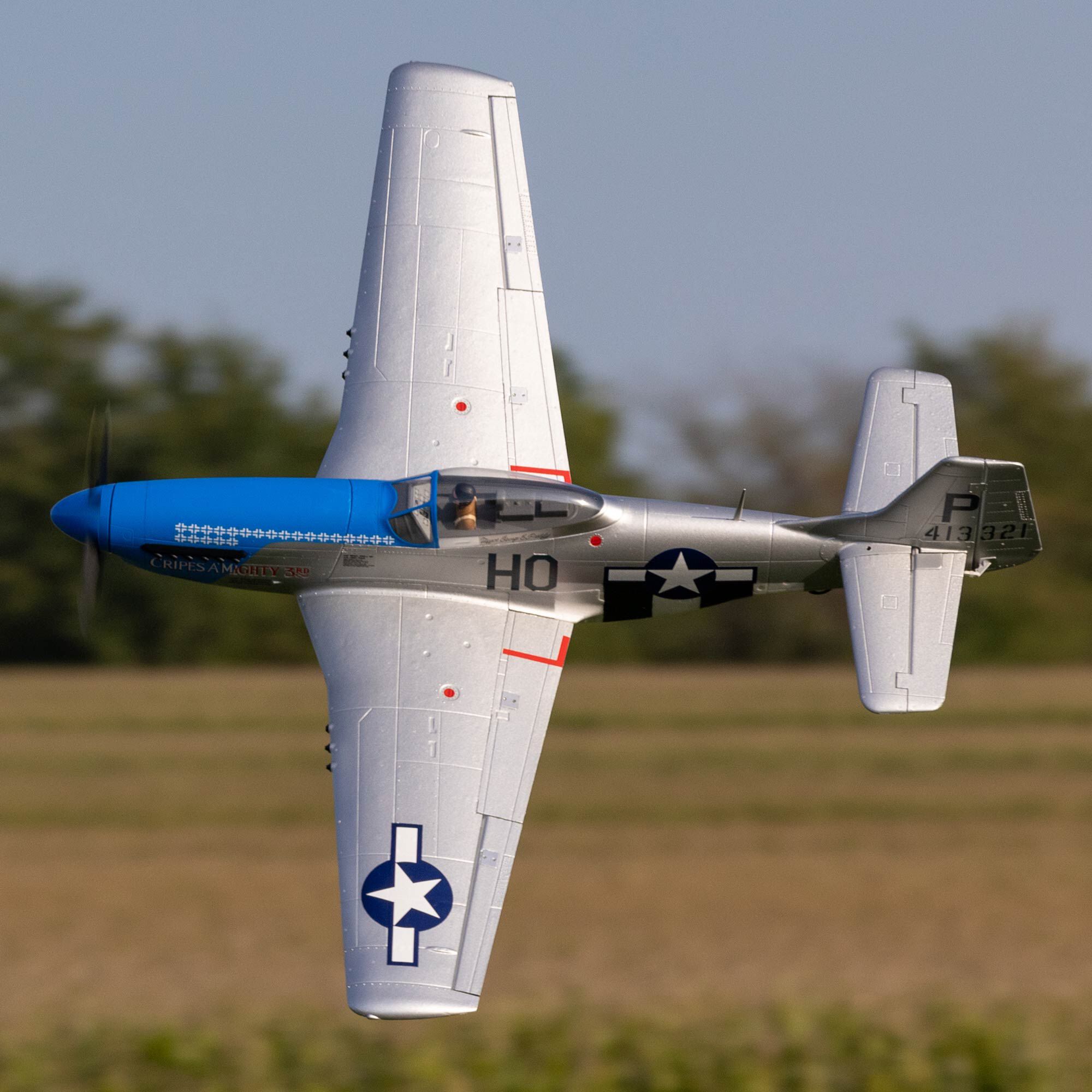 E-flite P-51D Mustang 1.2m BNF Basic with AS3X and SAFE Select “Cripes A’Mighty 3rd”