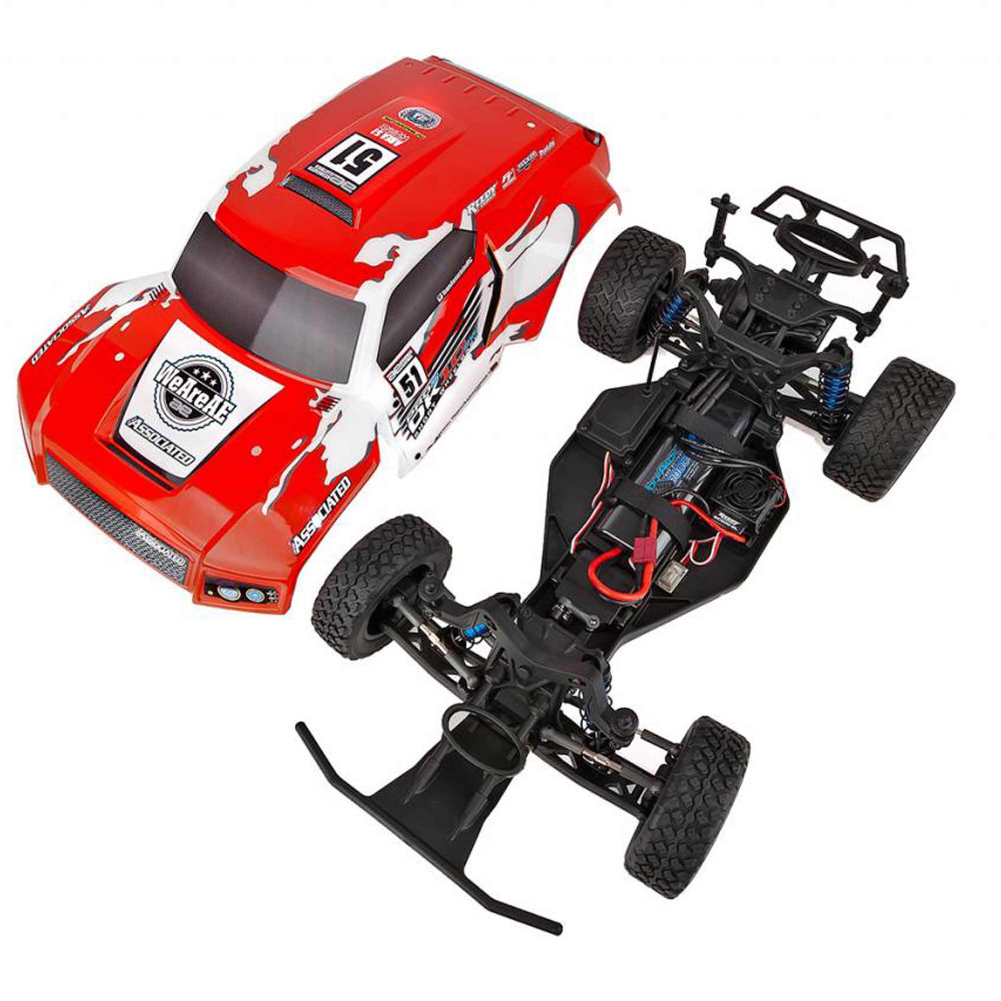Team Associated 1/10 Pro2 DK10SW Dakar 2WD Buggy RTR, Red/White
