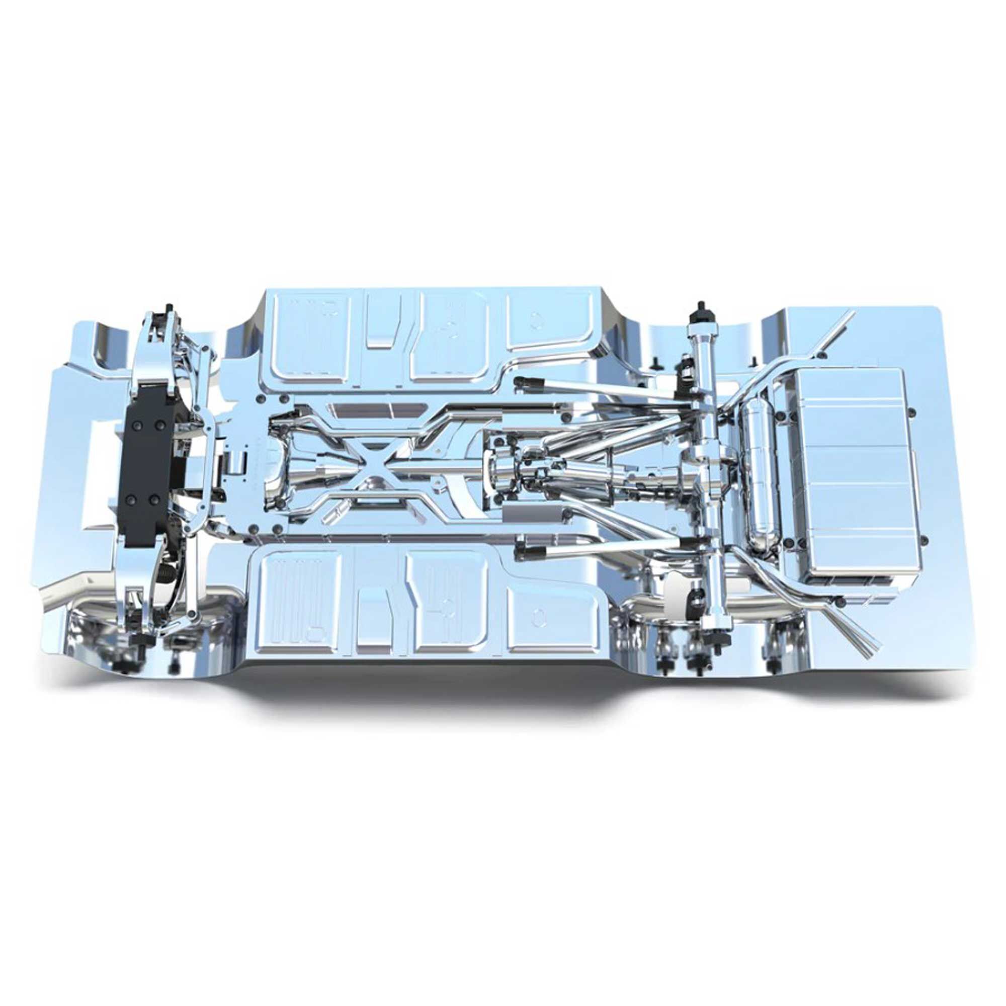 Redcat Racing 1/10 LRH285 Designers Show Lowrider Chassis Kit, Chrome