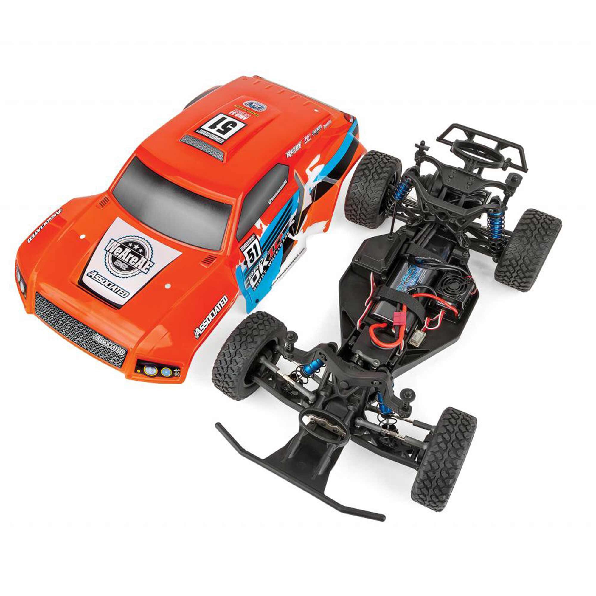 Team Associated 1/10 Pro2 DK10SW 2WD Dakar Buggy RTR, Red/White