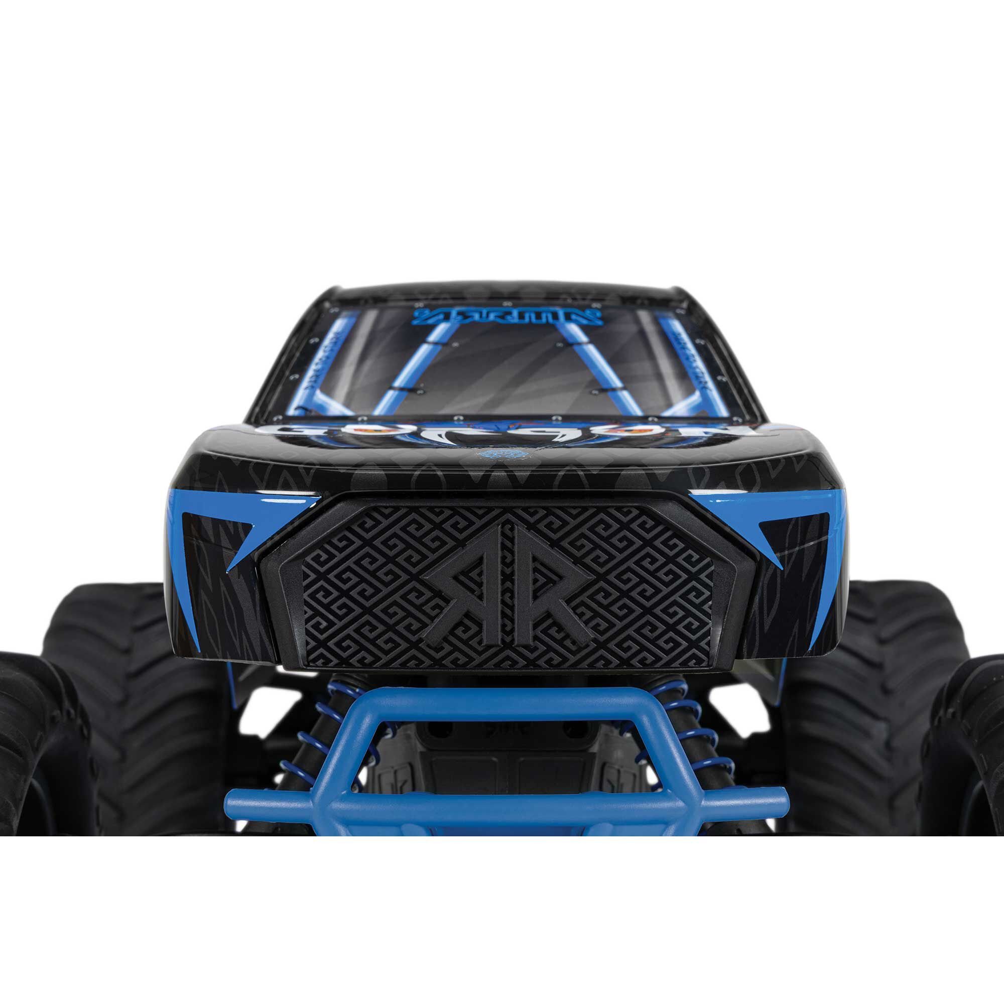 ARRMA 1/10 GORGON 2WD RTR Brushed Monster Truck, Blue