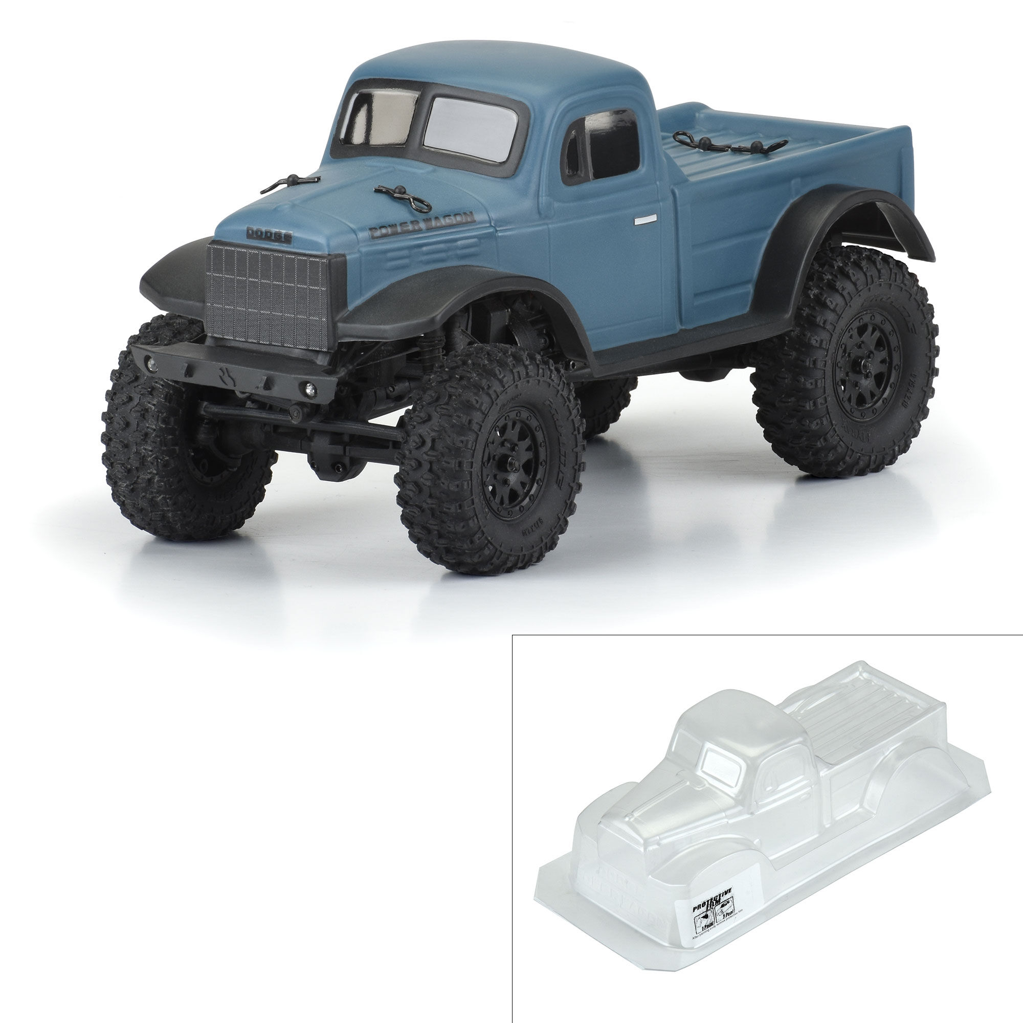 Pro-Line Racing 1/24 1946 Dodge Power Wagon Clear Body: SCX24 JLU