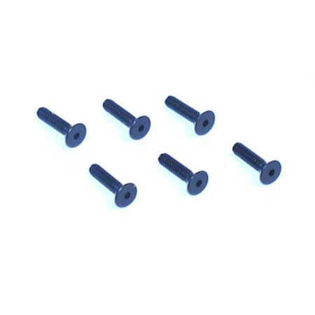 Losi Flat head Screws, 4-40 x 1/2" (6)