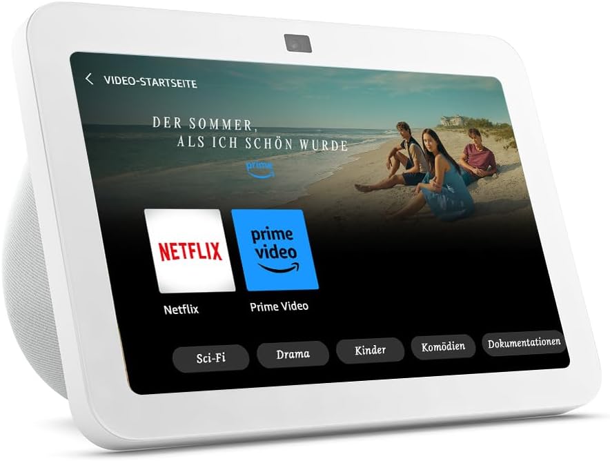 Echo Show 8 (3rd Generation, 2023 release) | HD smart touchscreen with spatial audio, smart home hub and Alexa |