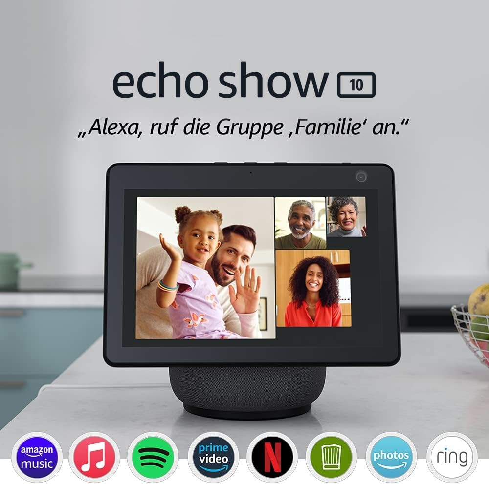 Echo Show 10 (Newest gen) | HD smart display with motion and Alexa |