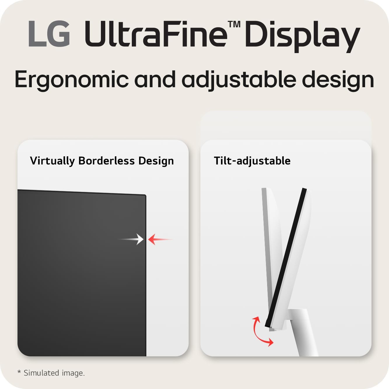 LG 27US500-W Ultrafine Monitor 27-Inch 4K